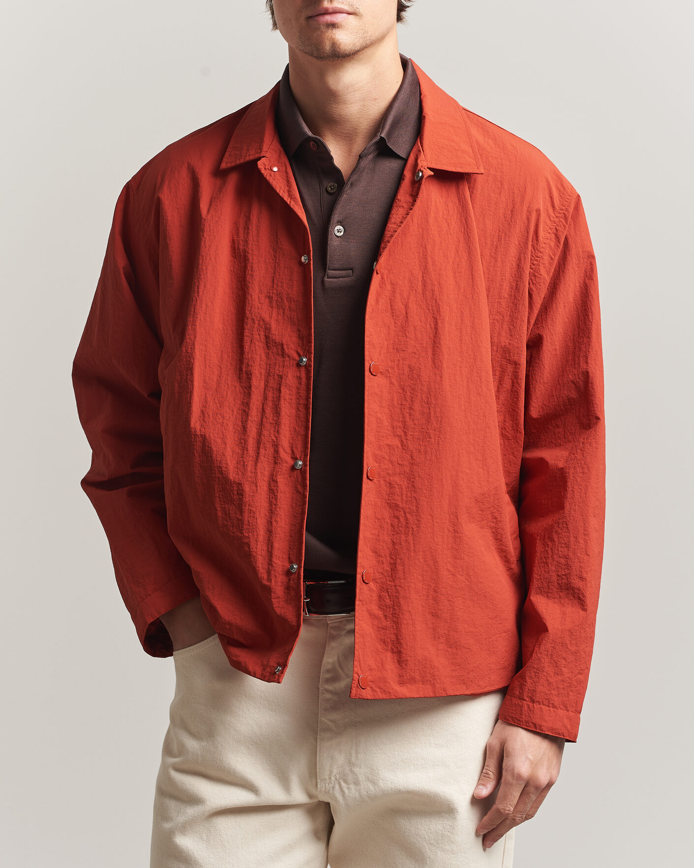 Herr | Jackor | NN07 | Frenton Coach Jacket Sienna Heat
