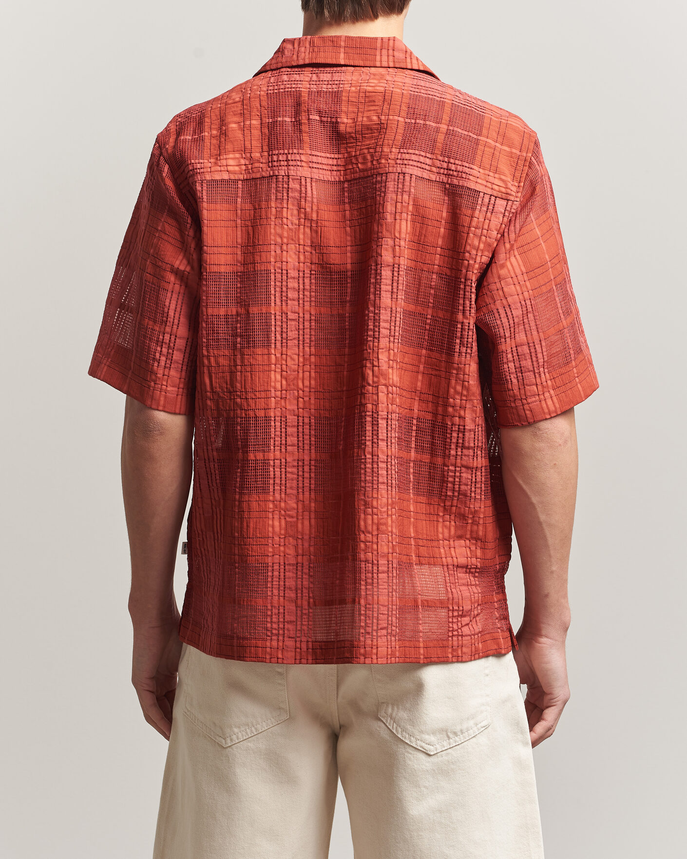 Herr | Skjortor | NN07 | Ben Short Sleeve Shirt Sienna Heat