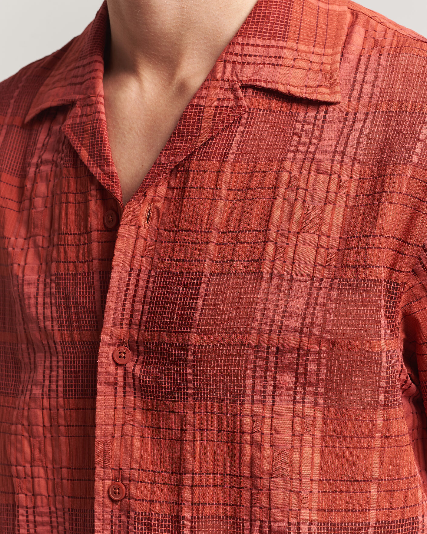 Herr | Skjortor | NN07 | Ben Short Sleeve Shirt Sienna Heat