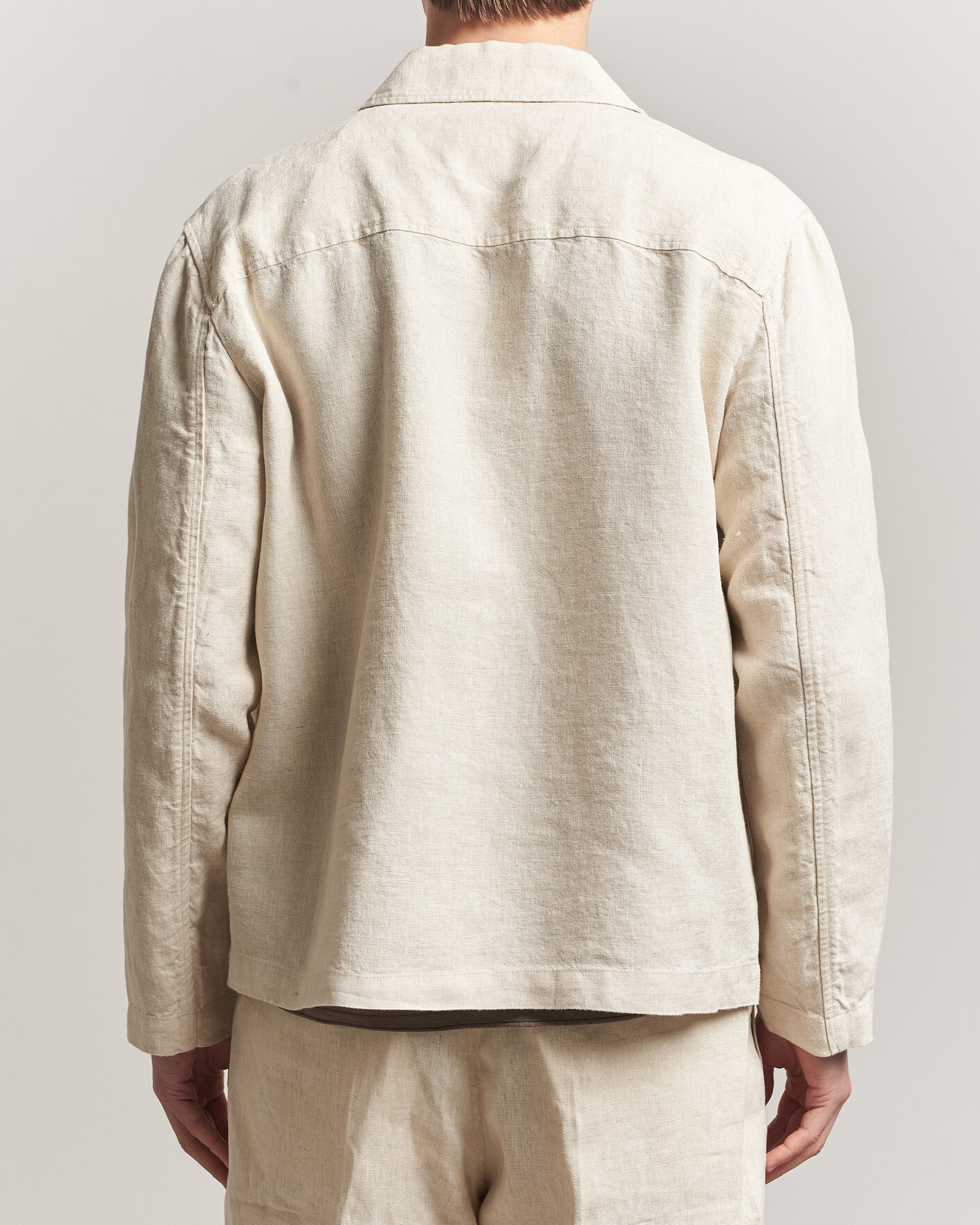 Herr | Skjortor | NN07 | Morgan Linen Overshirt Oat