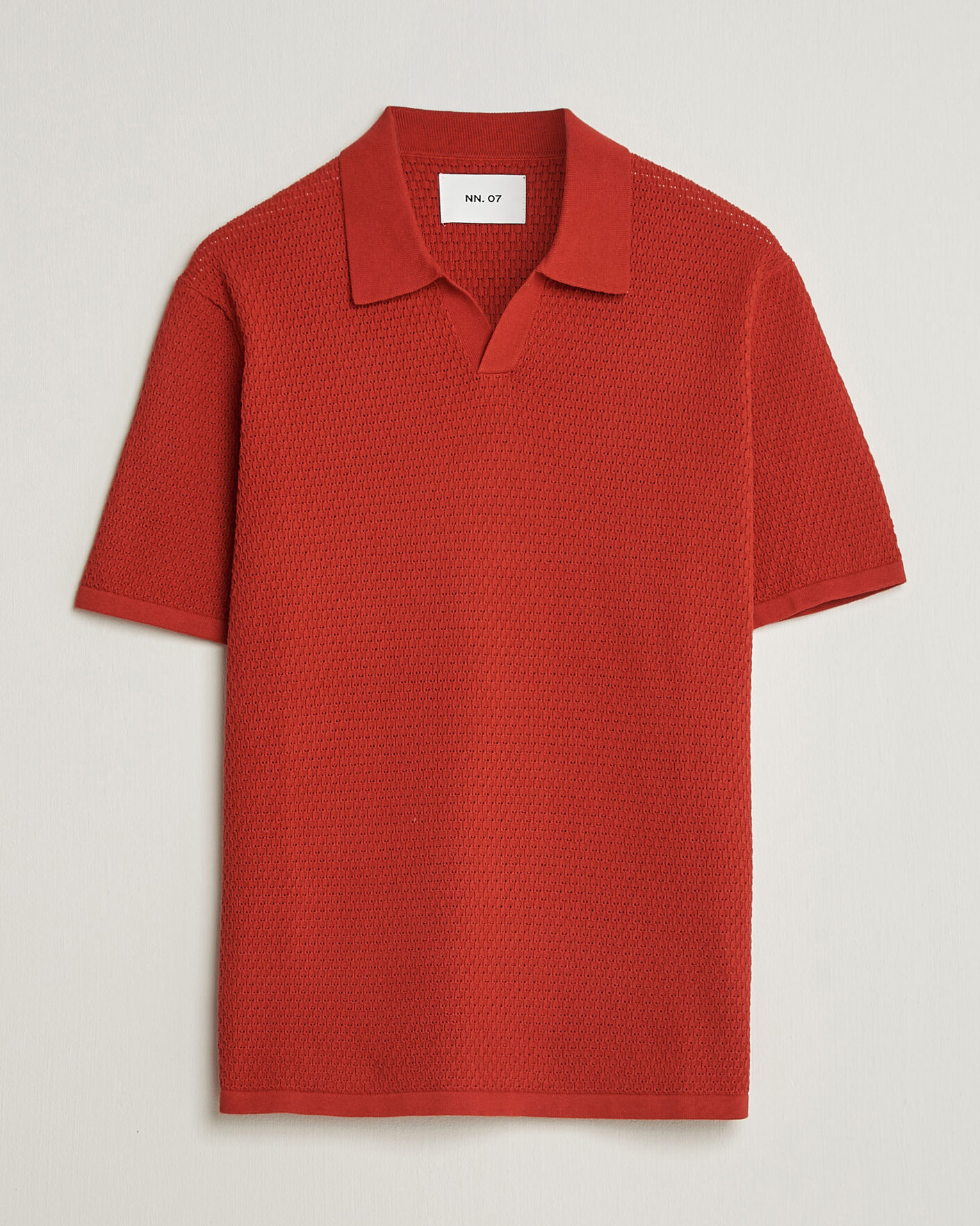 Herr | Pikéer | NN07 | Paul Knitted Polo Sienna Heat