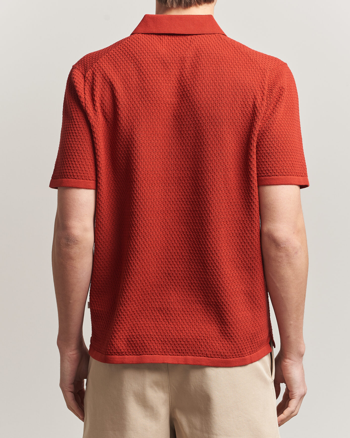 Herr | Pikéer | NN07 | Paul Knitted Polo Sienna Heat
