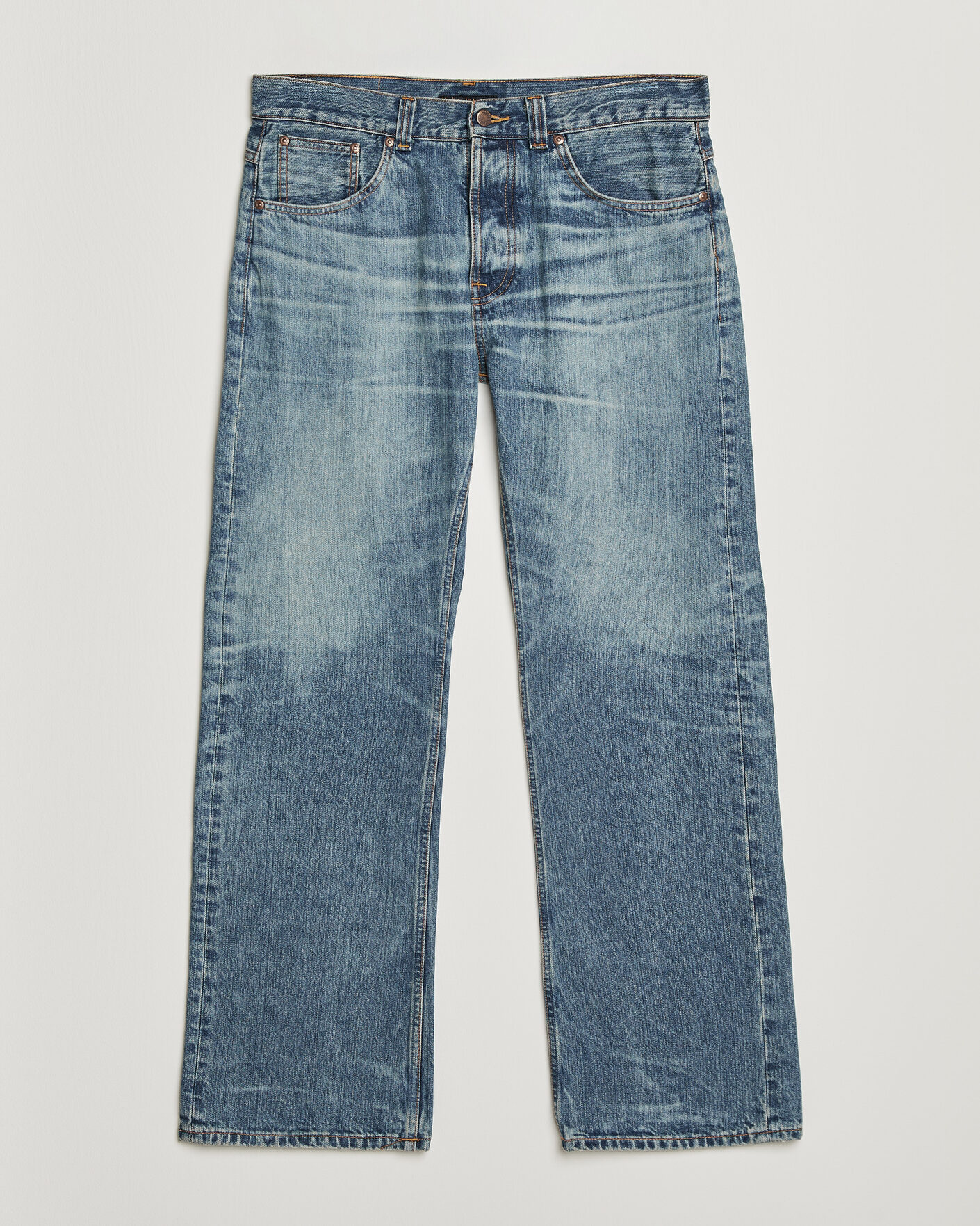 Herr | Byxor | Nudie Jeans | Regular Alf Jeans Silver Tracks