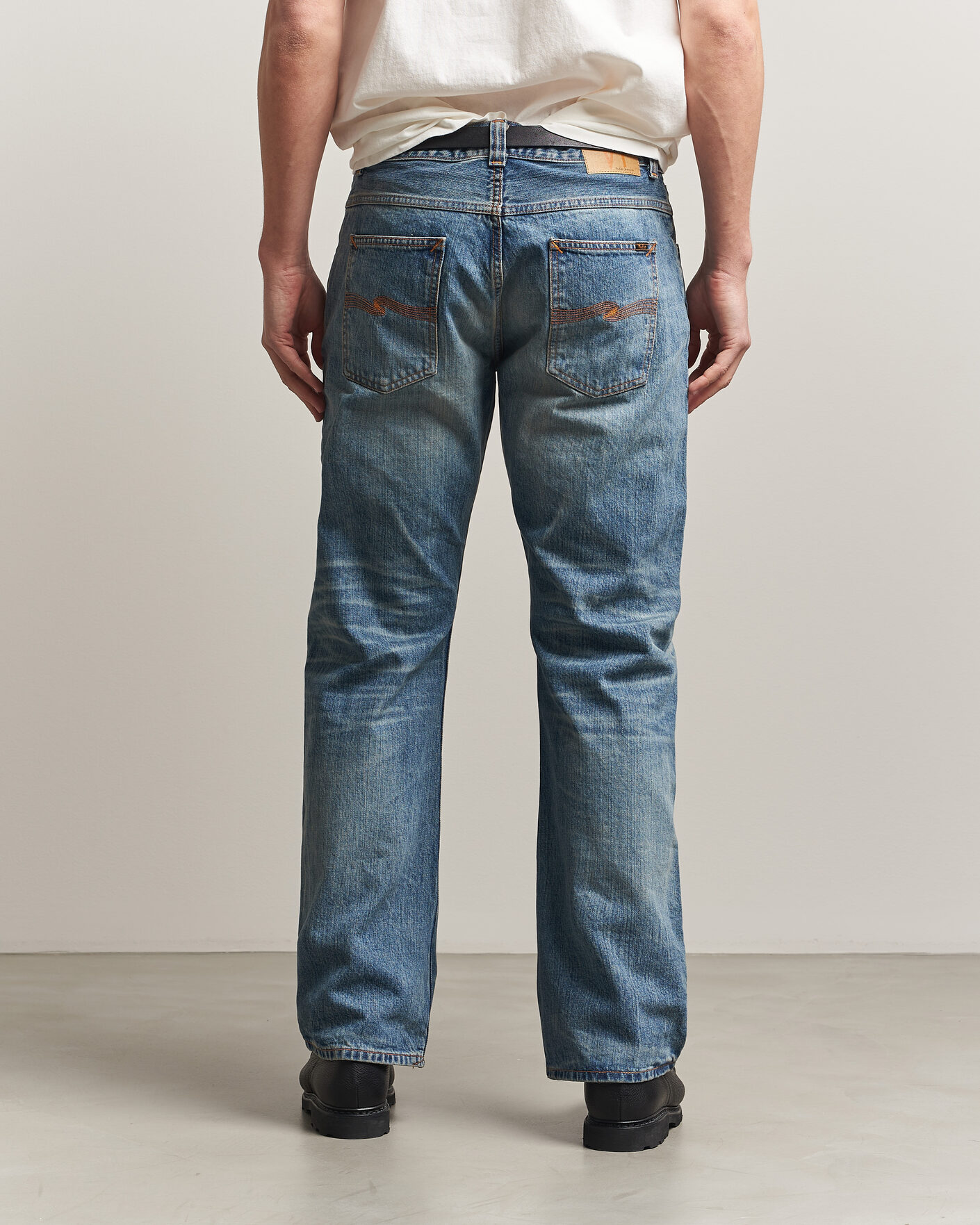 Herr | Byxor | Nudie Jeans | Regular Alf Jeans Silver Tracks