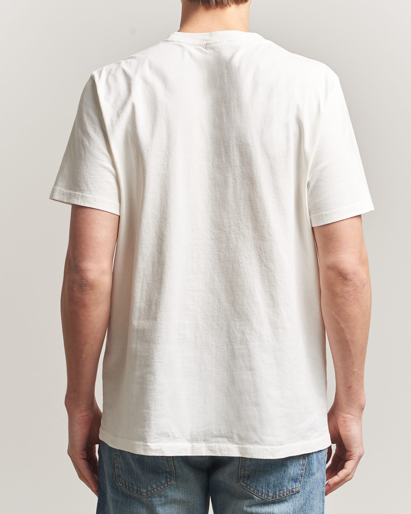 Herr | T-Shirts | Nudie Jeans | Roy Fab Four T-Shirt Chalk White
