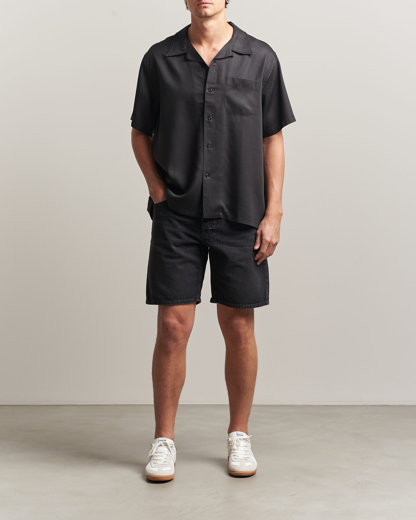 Herr | Shorts | Nudie Jeans | Seth Denim Shorts Dune Black