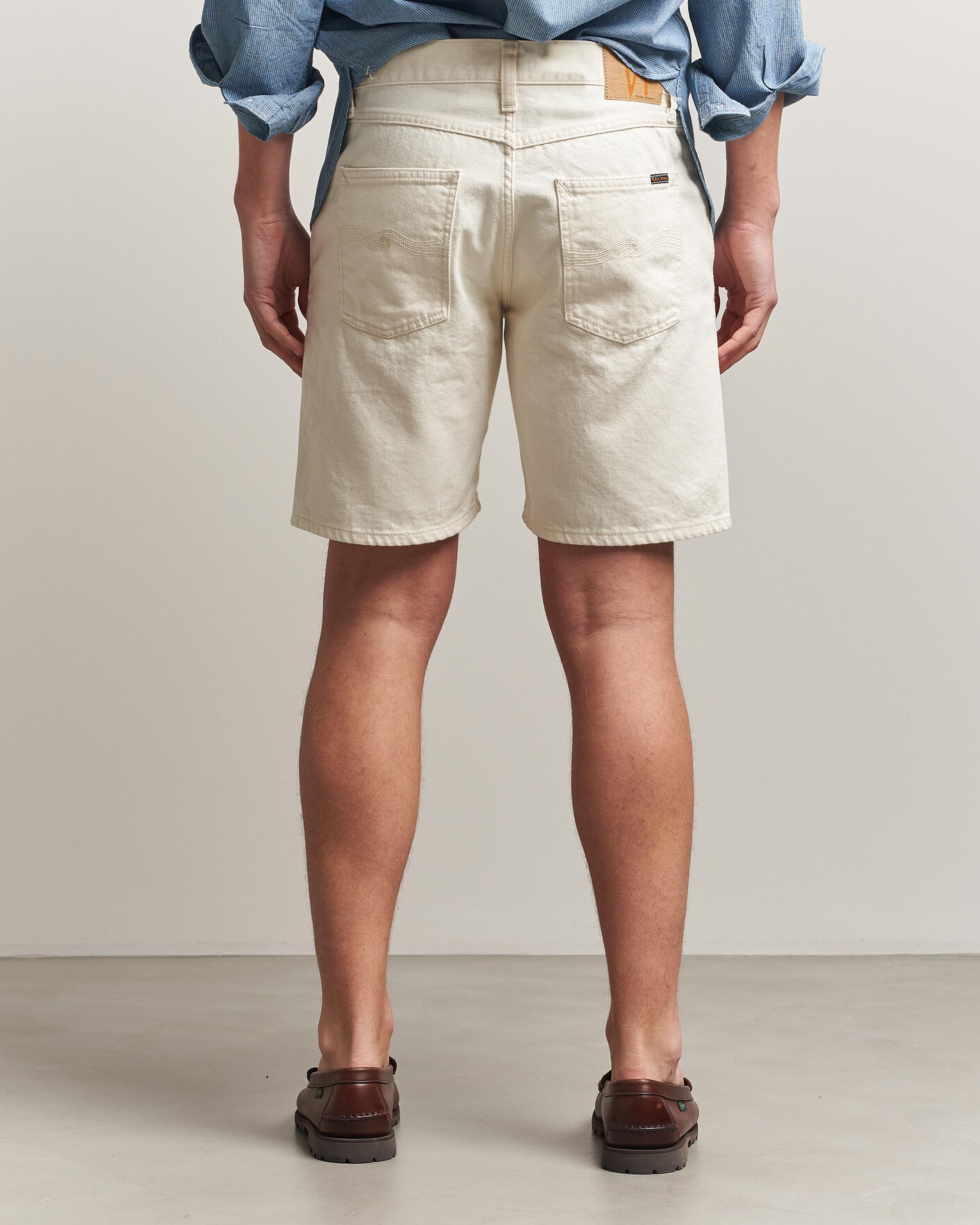 Herr | Shorts | Nudie Jeans | Seth Denim Shorts Everivory