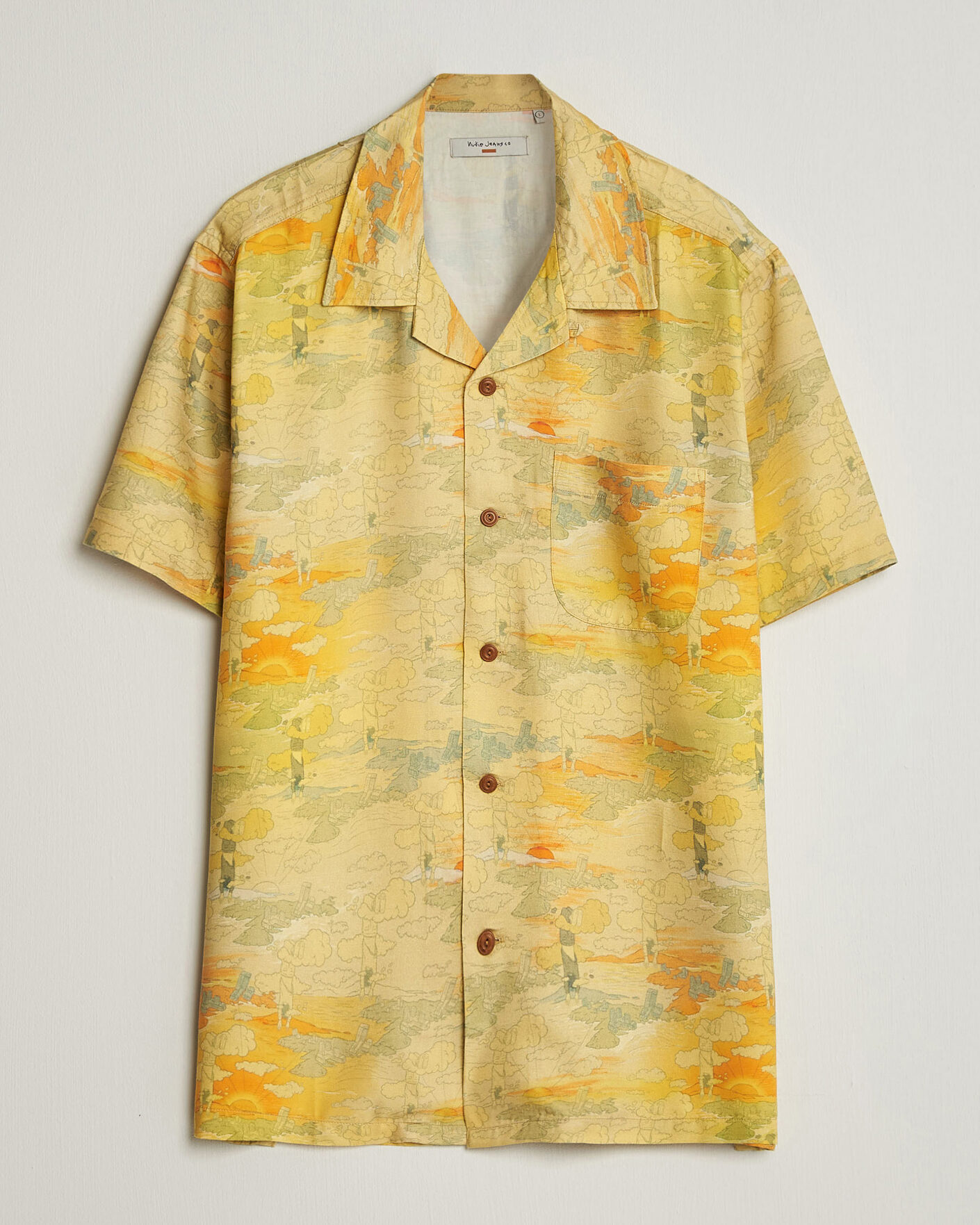Herr | Skjortor | Nudie Jeans | Arvid Hawaii Shirt Drift Away