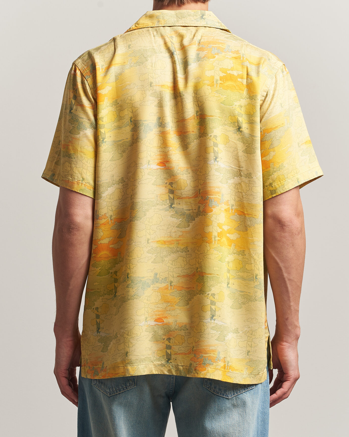 Herr | Skjortor | Nudie Jeans | Arvid Hawaii Shirt Drift Away