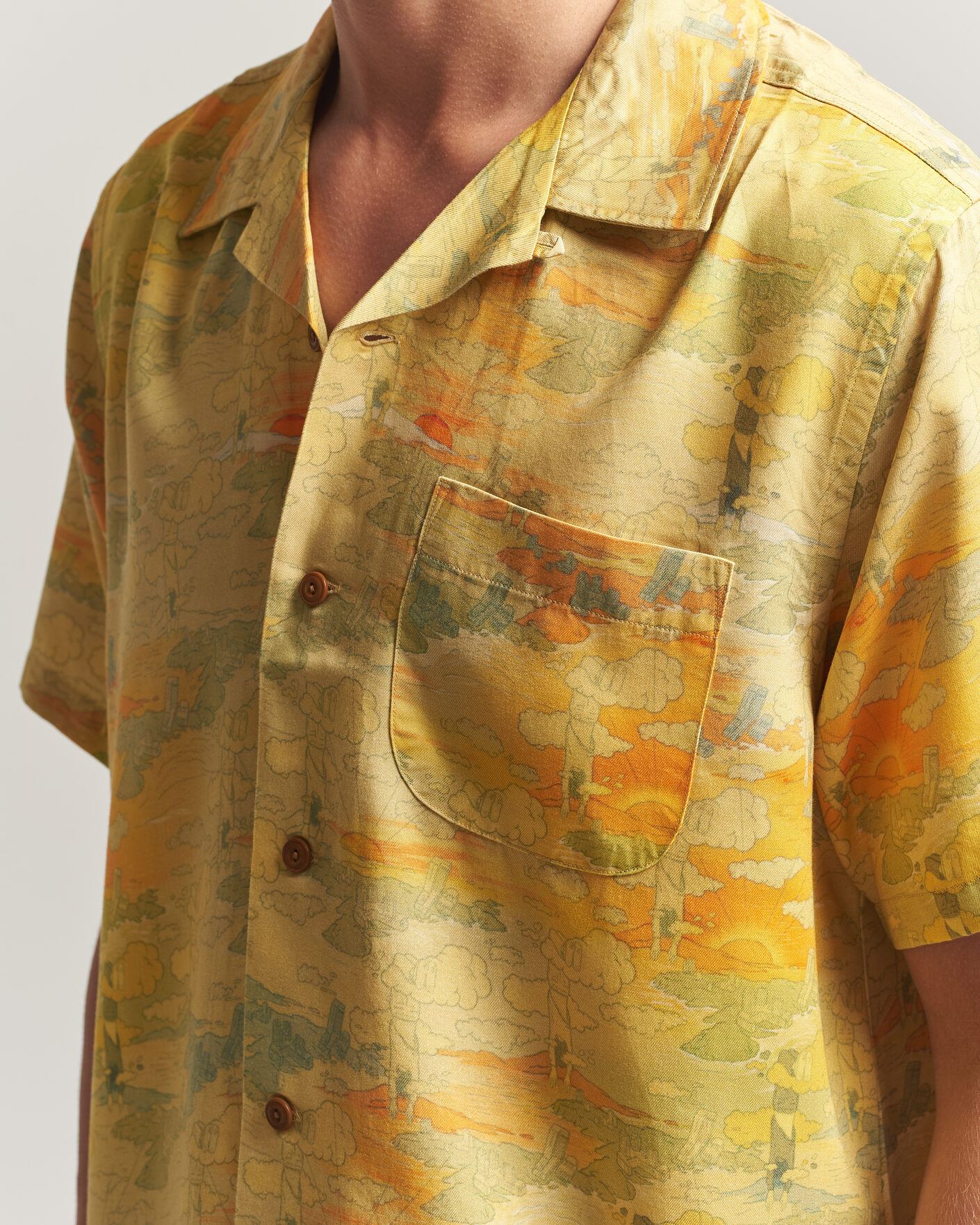 Herr | Skjortor | Nudie Jeans | Arvid Hawaii Shirt Drift Away