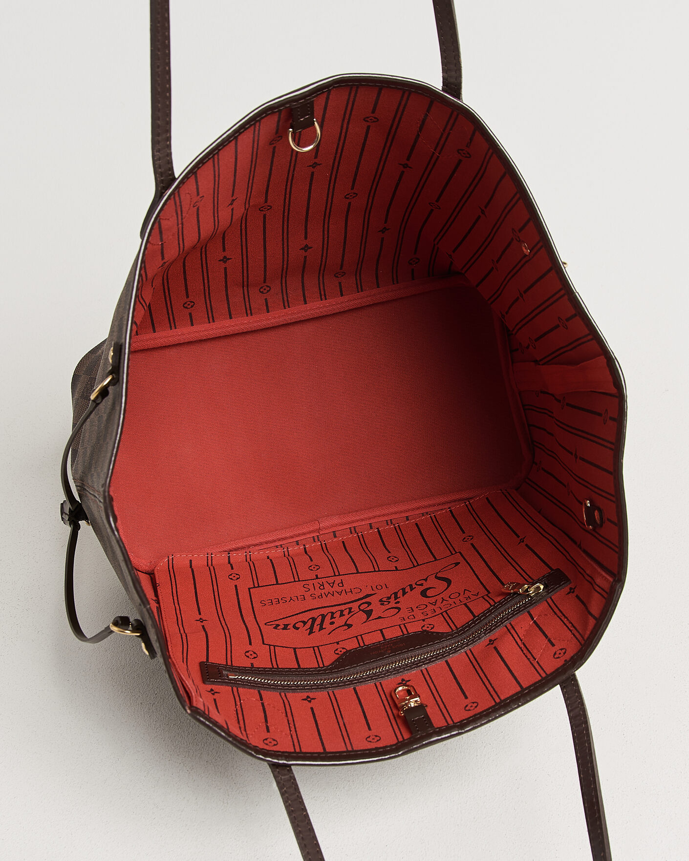 Herr | Pre-Owned & Vintage Bags | Louis Vuitton Pre-Owned | Neverfull MM Damier Ebene