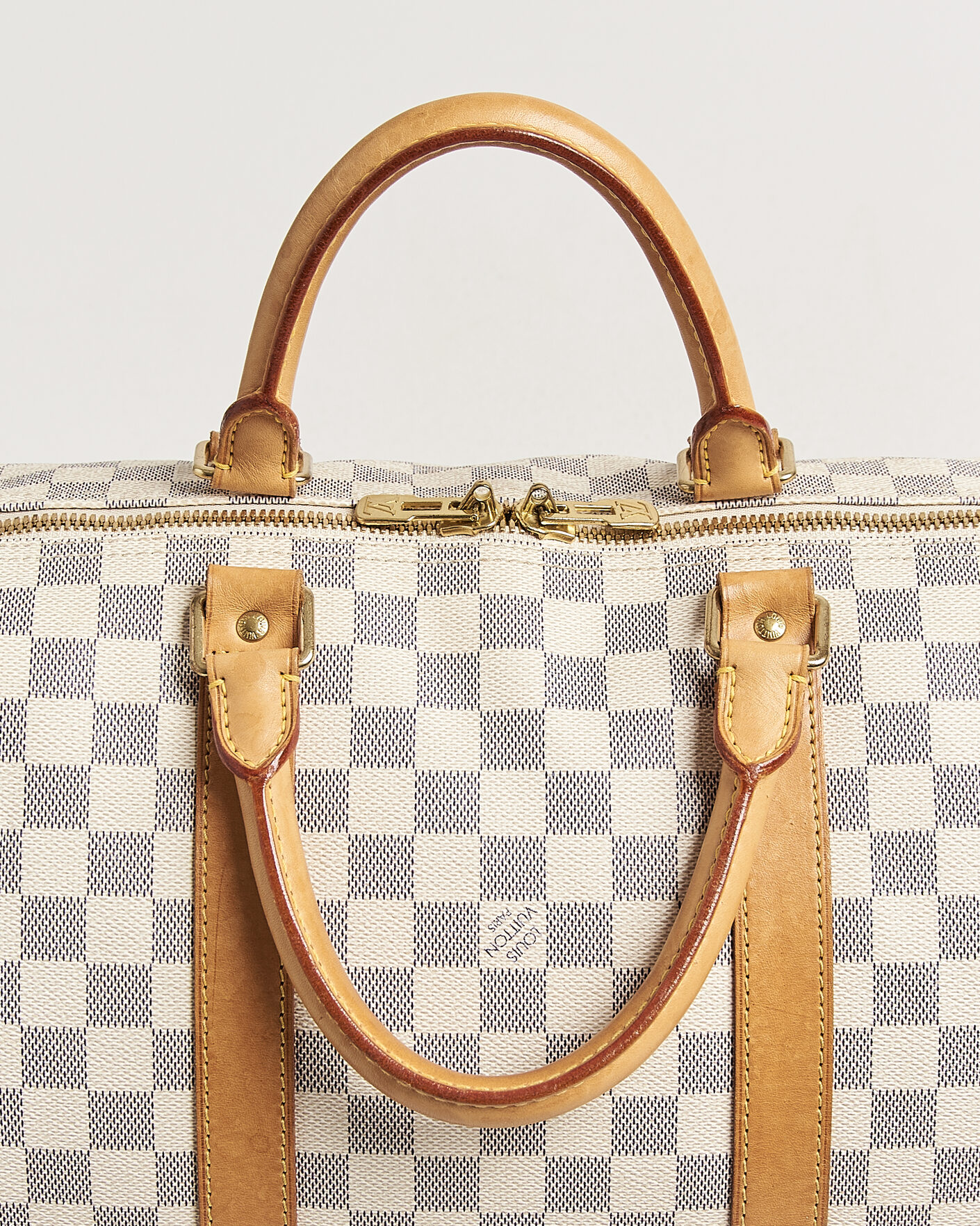 Herr | Pre-Owned & Vintage Bags | Louis Vuitton Pre-Owned | Keepall 50 Damier Azur