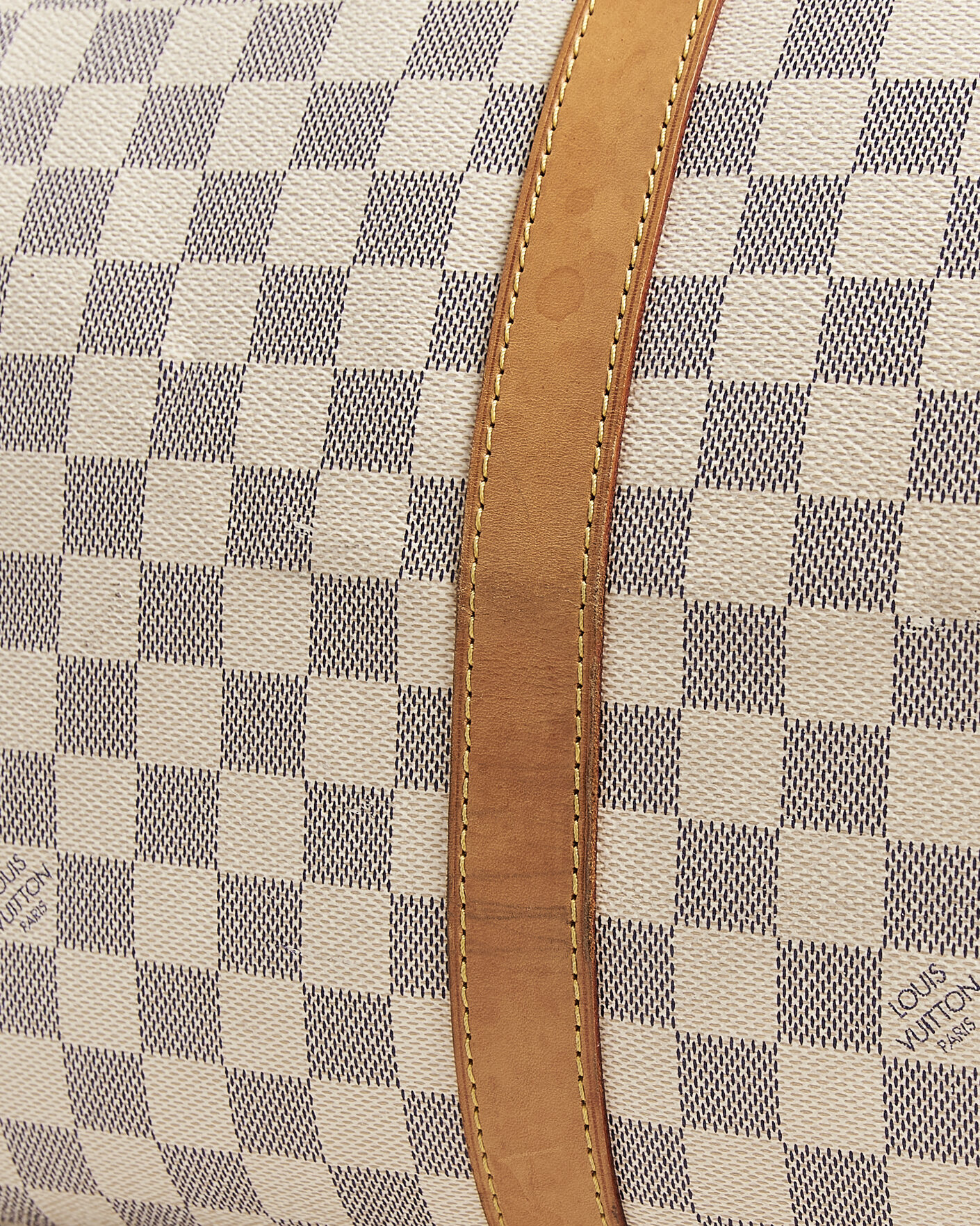 Herr | Pre-Owned & Vintage Bags | Louis Vuitton Pre-Owned | Keepall 50 Damier Azur