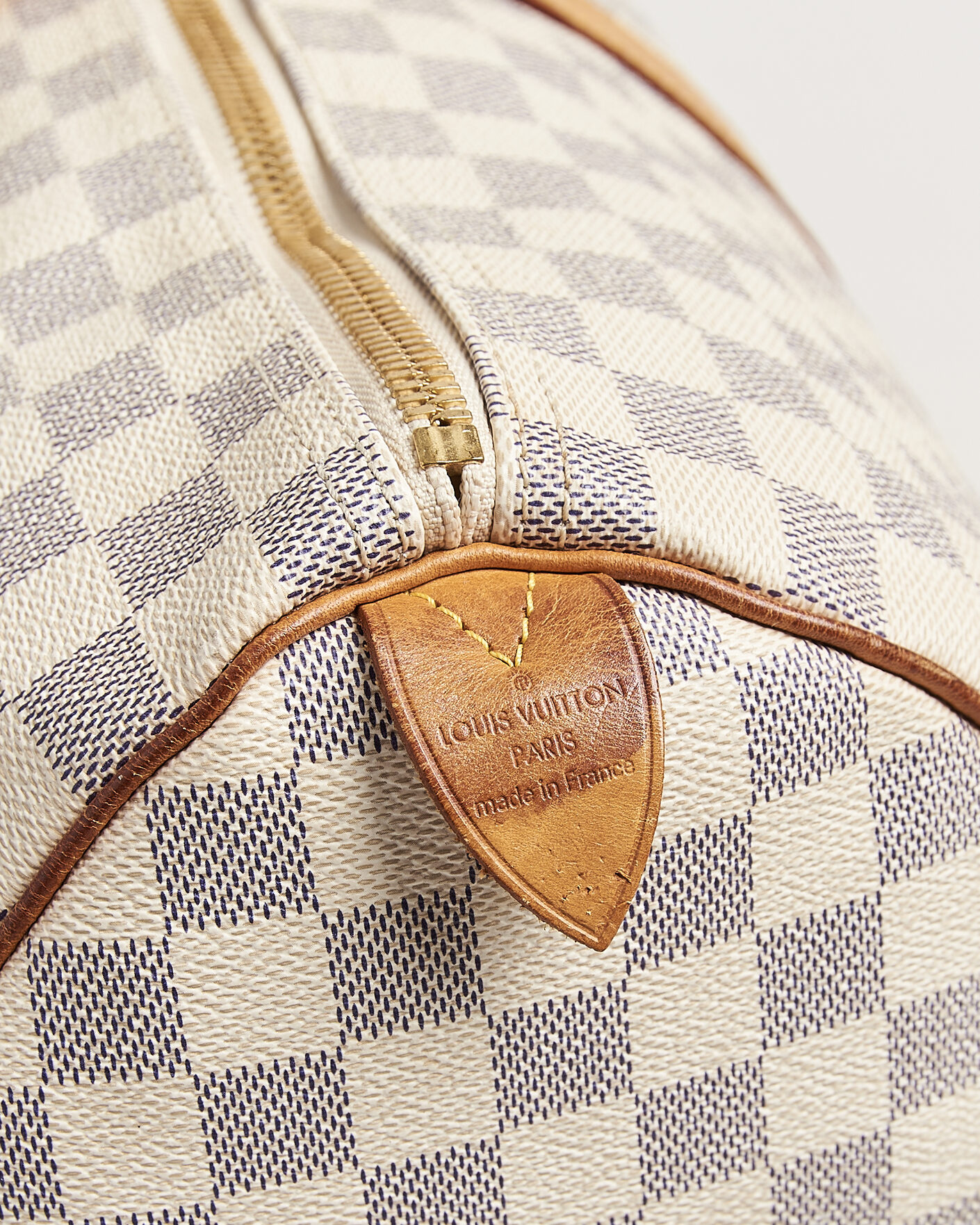 Herr | Pre-Owned & Vintage Bags | Louis Vuitton Pre-Owned | Keepall 50 Damier Azur