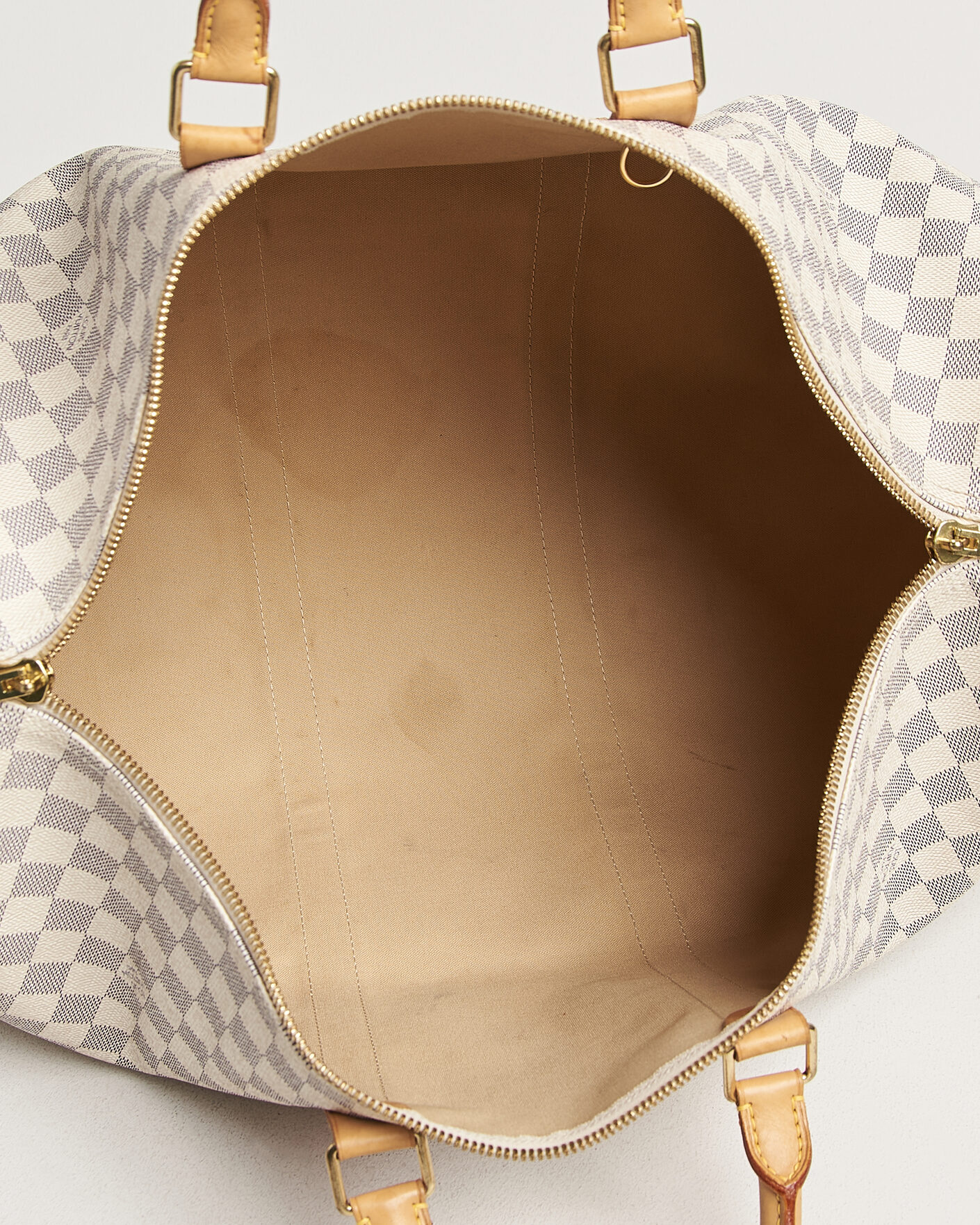 Herr | Pre-Owned & Vintage Bags | Louis Vuitton Pre-Owned | Keepall 50 Damier Azur