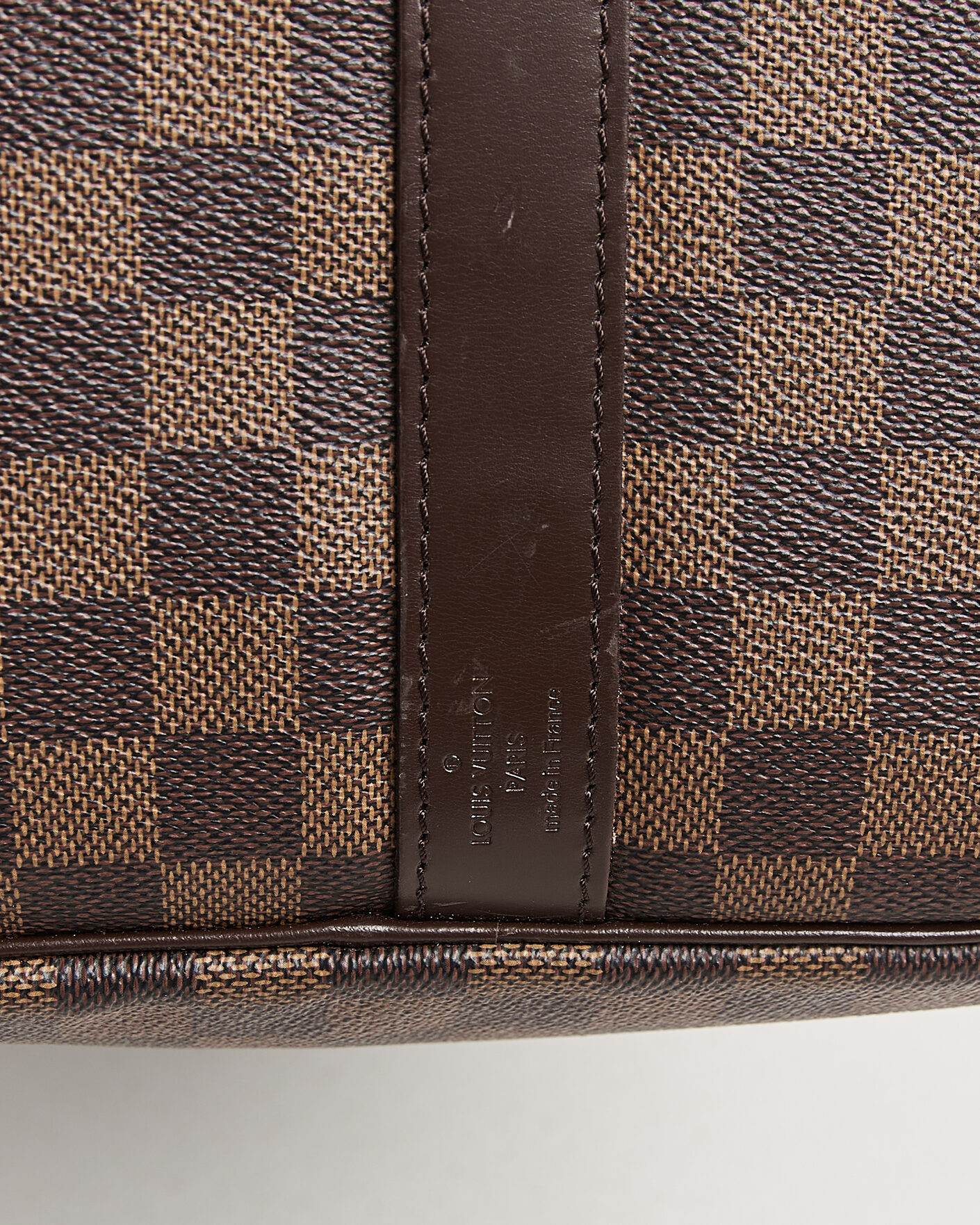 Herr | Pre-Owned & Vintage Bags | Louis Vuitton Pre-Owned | Keepall 55 Bandouliére Damier Ebene