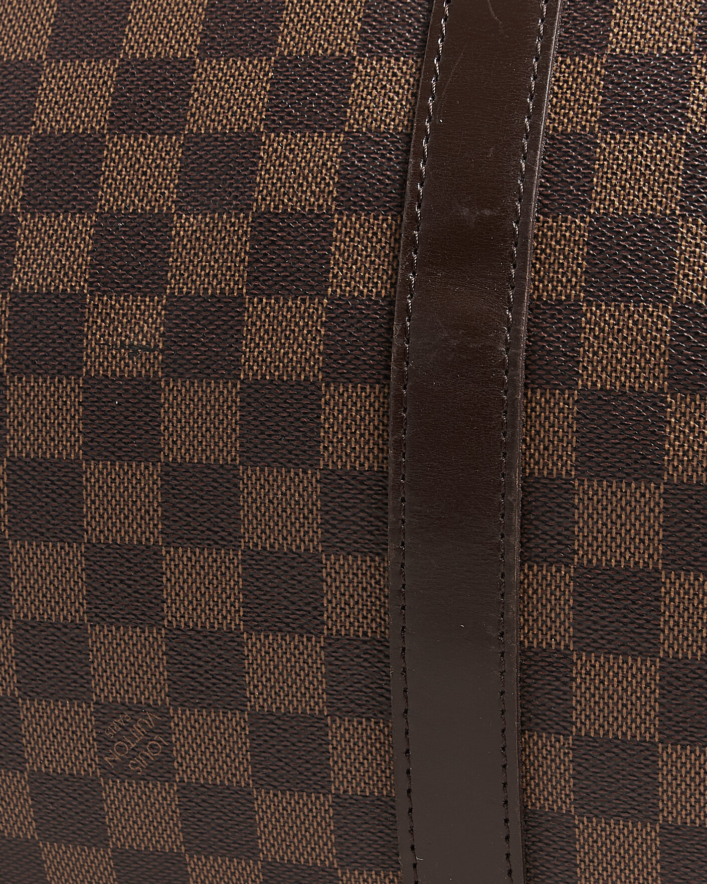 Herr | Pre-Owned & Vintage Bags | Louis Vuitton Pre-Owned | Keepall 55 Bandouliére Damier Ebene