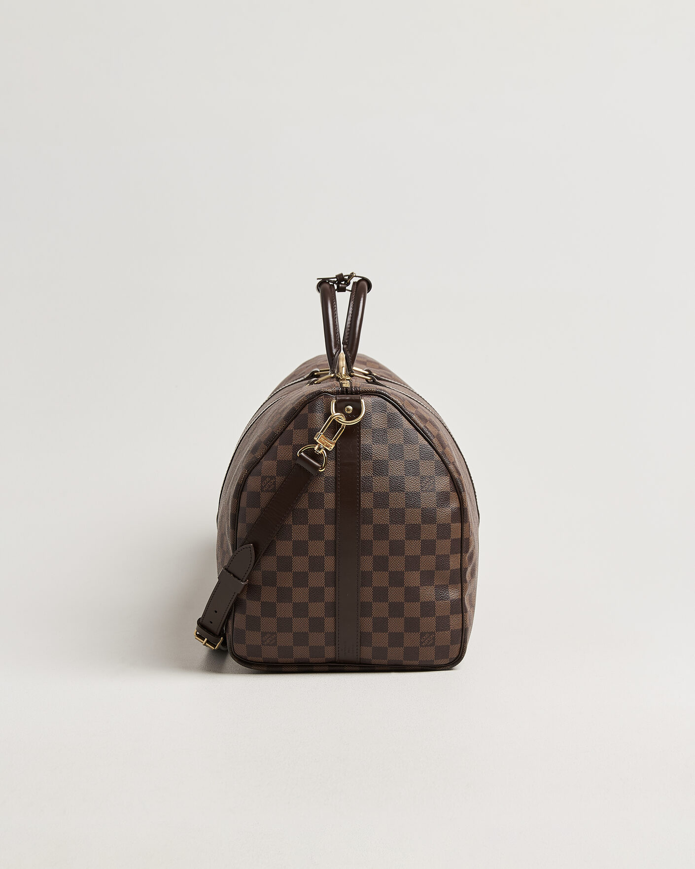 Herr | Pre-Owned & Vintage Bags | Louis Vuitton Pre-Owned | Keepall 55 Bandouliére Damier Ebene