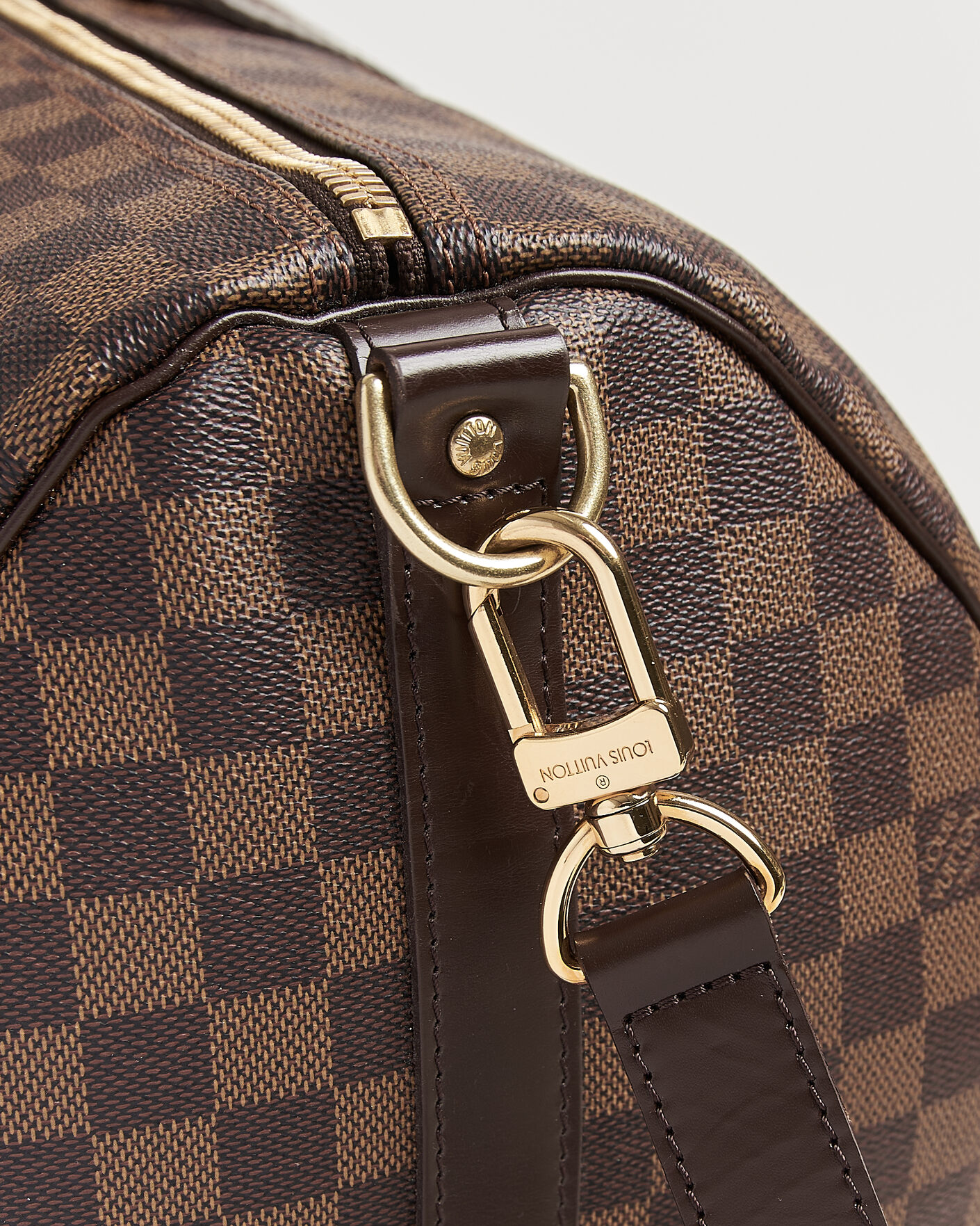 Herr | Pre-Owned & Vintage Bags | Louis Vuitton Pre-Owned | Keepall 55 Bandouliére Damier Ebene