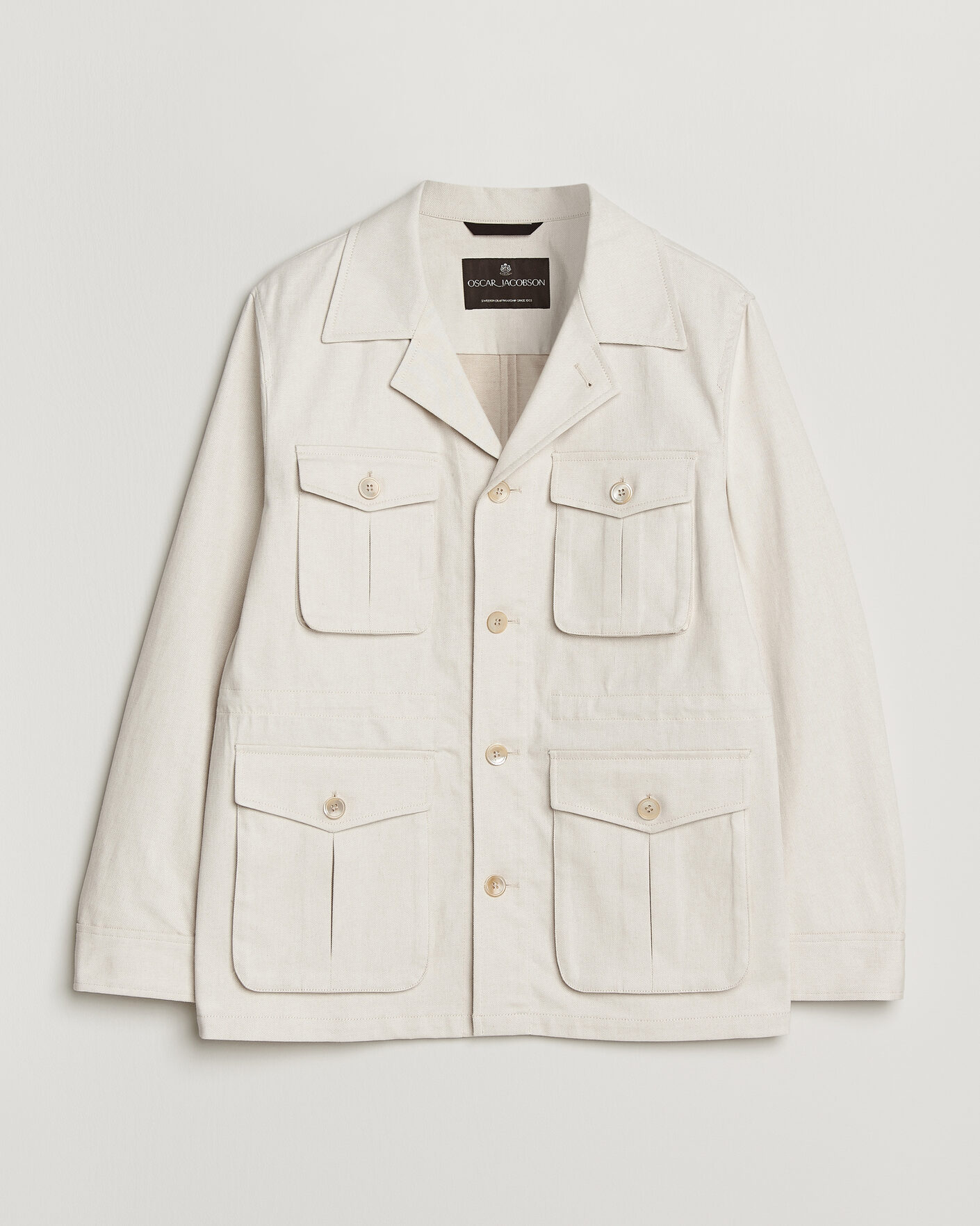 Herr | Jackor | Oscar Jacobson | Sirolo Shirt Jacket Off White