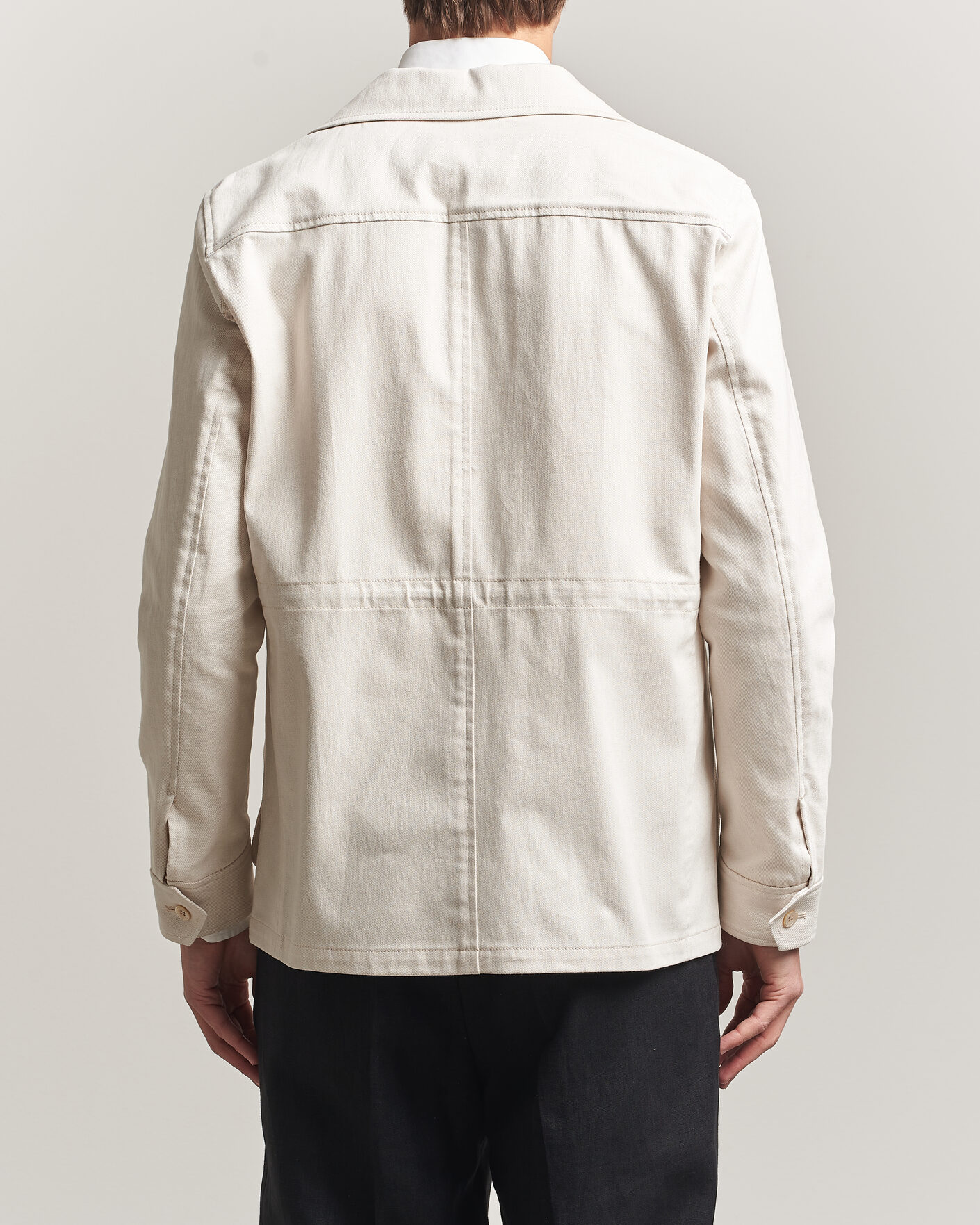 Herr | Jackor | Oscar Jacobson | Sirolo Shirt Jacket Off White