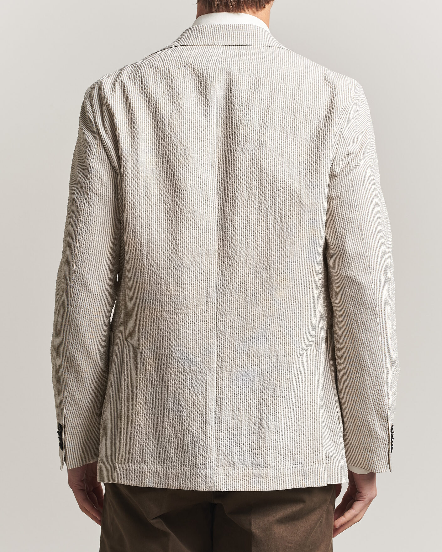 Herr | Kavajer | Oscar Jacobson | Ferry Patch Soft Blazer Brindle Beige
