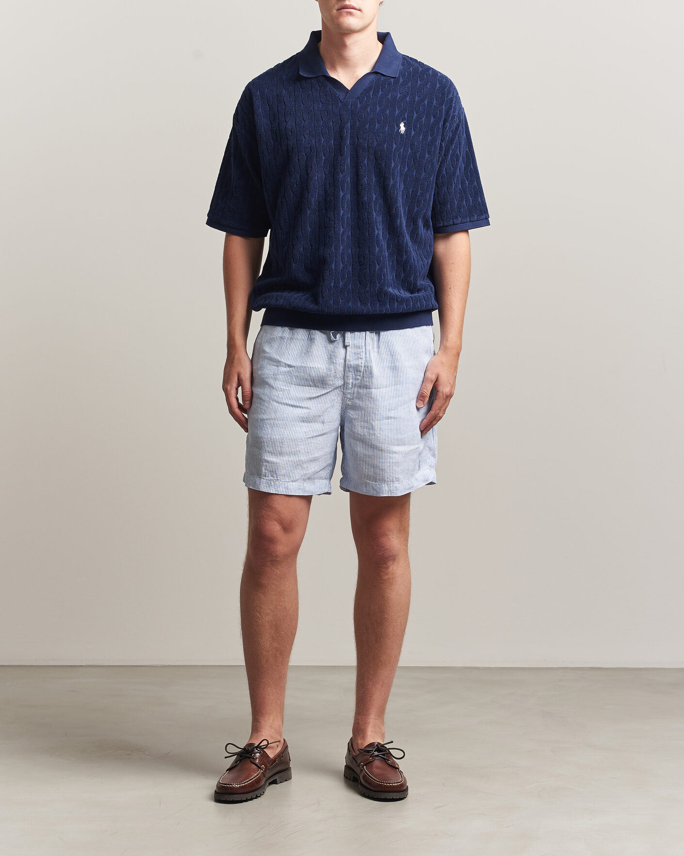 Herr | Pikéer | Polo Ralph Lauren | Knit Polo Newport Navy