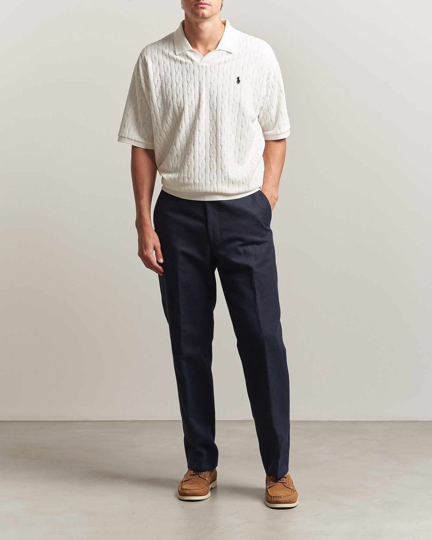 Herr | Pikéer | Polo Ralph Lauren | Knit Polo White