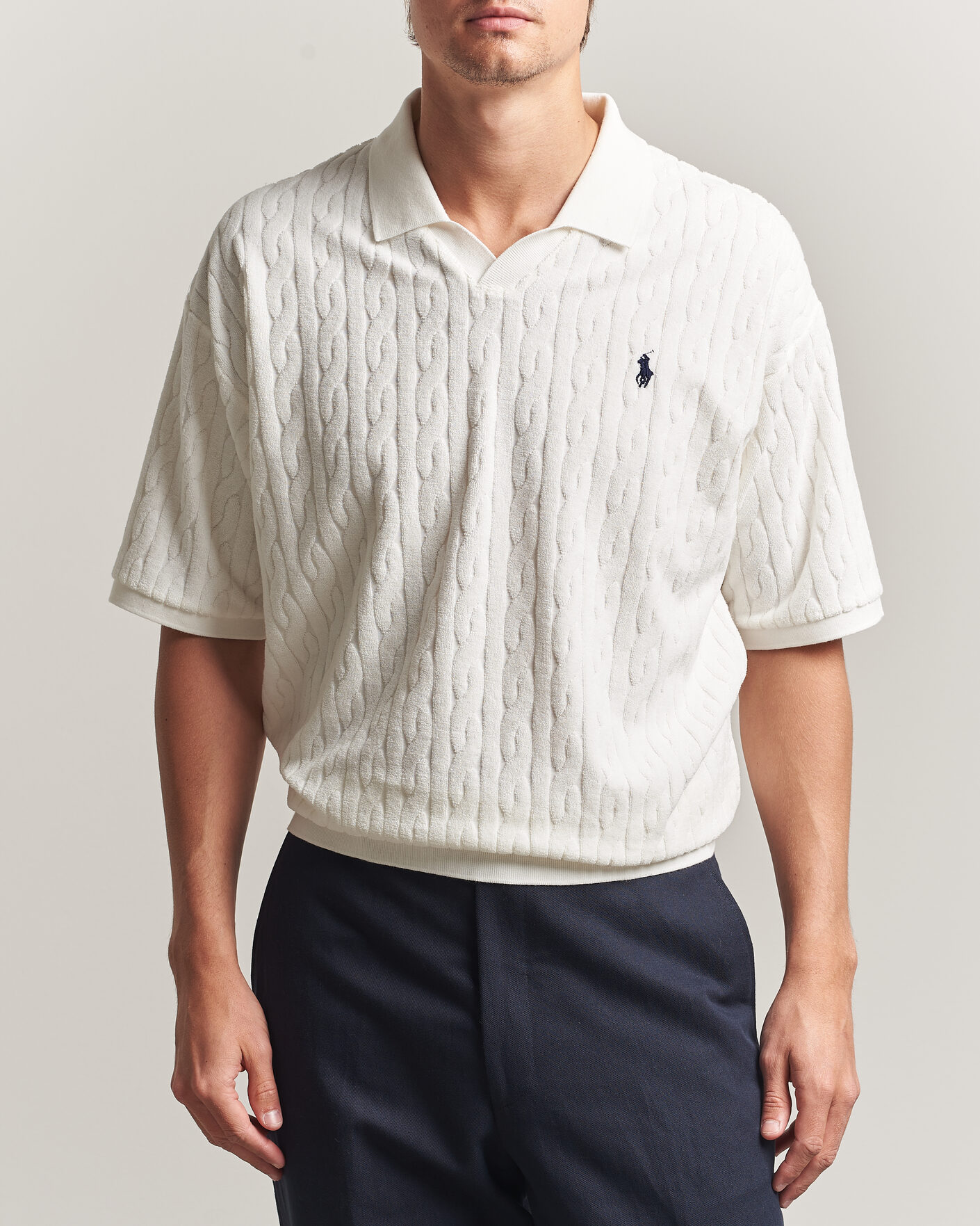 Herr | Pikéer | Polo Ralph Lauren | Knit Polo White