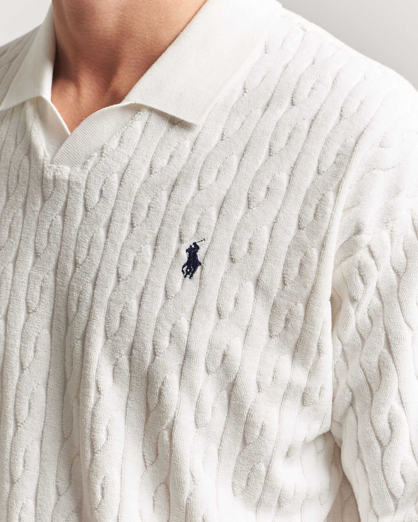 Herr | Pikéer | Polo Ralph Lauren | Knit Polo White