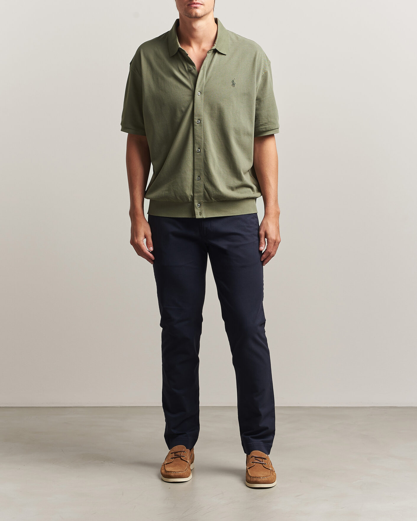 Herr | Pikéer | Polo Ralph Lauren | Buttoned Polo Cruise Olive