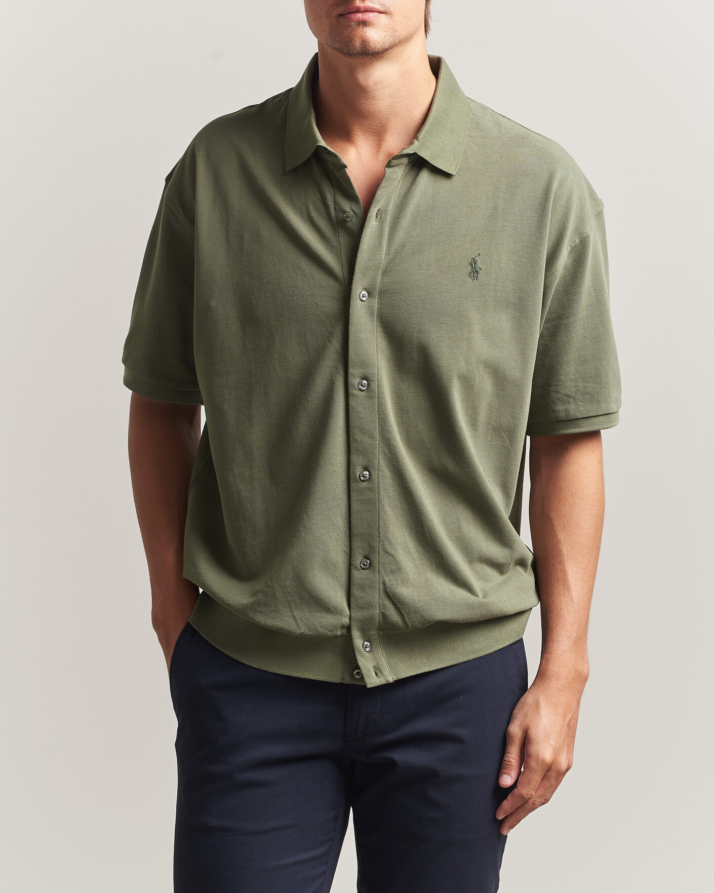 Herr | Pikéer | Polo Ralph Lauren | Buttoned Polo Cruise Olive