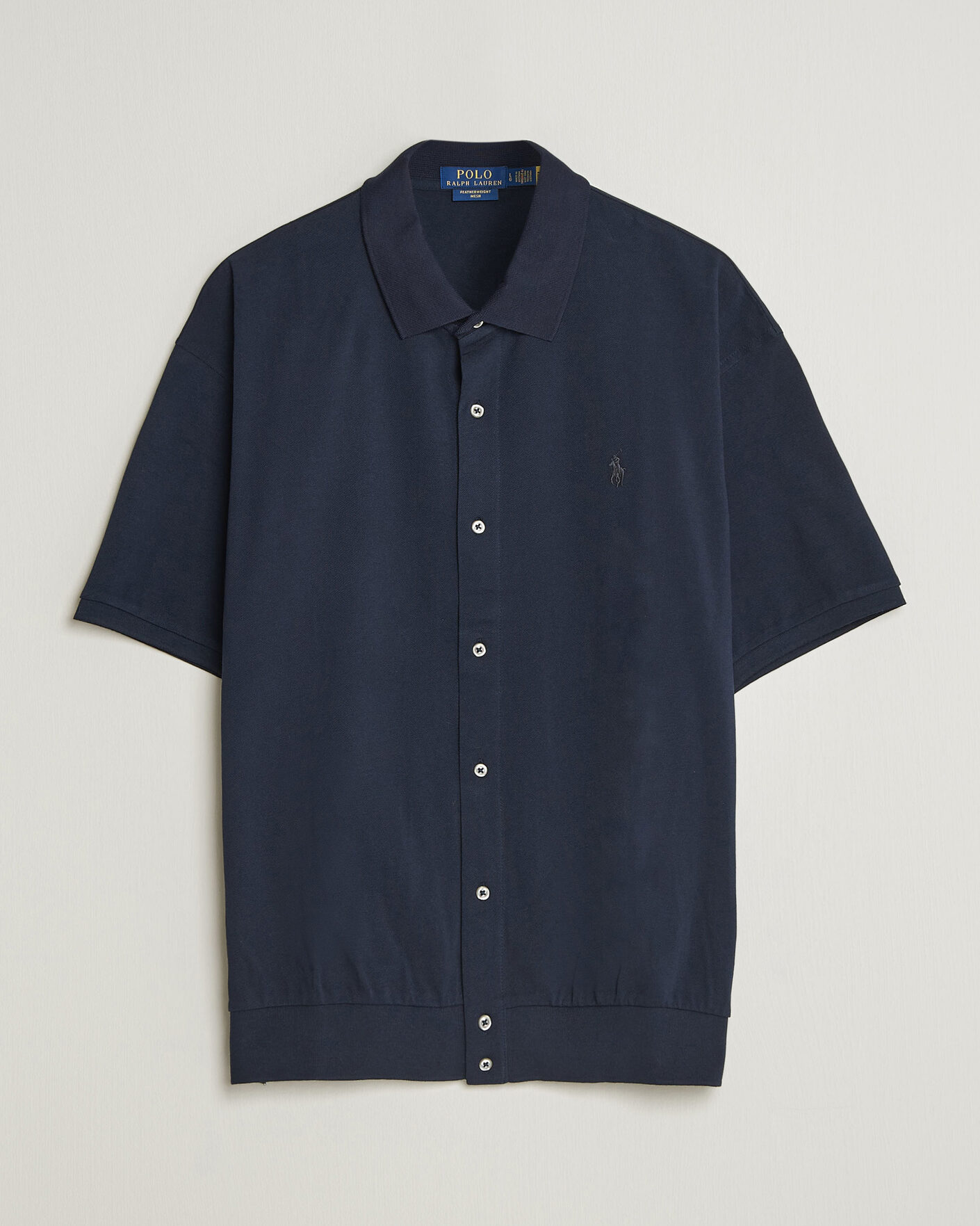 Herr | Pikéer | Polo Ralph Lauren | Buttoned Polo Aviator Navy