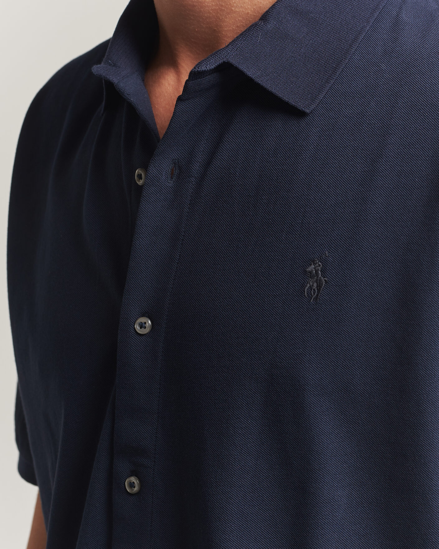 Herr | Pikéer | Polo Ralph Lauren | Buttoned Polo Aviator Navy