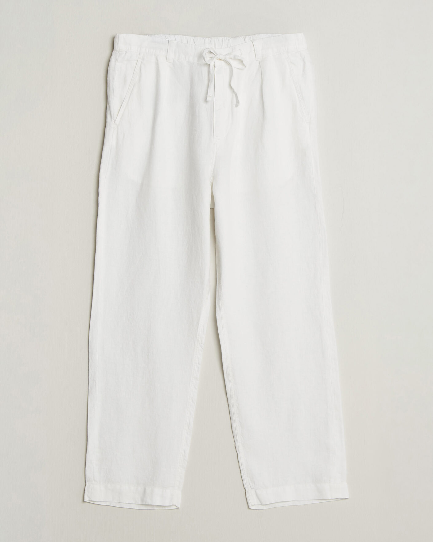 Herr | Byxor | Polo Ralph Lauren | Easy Fit Pleated Trousers Ceramic White