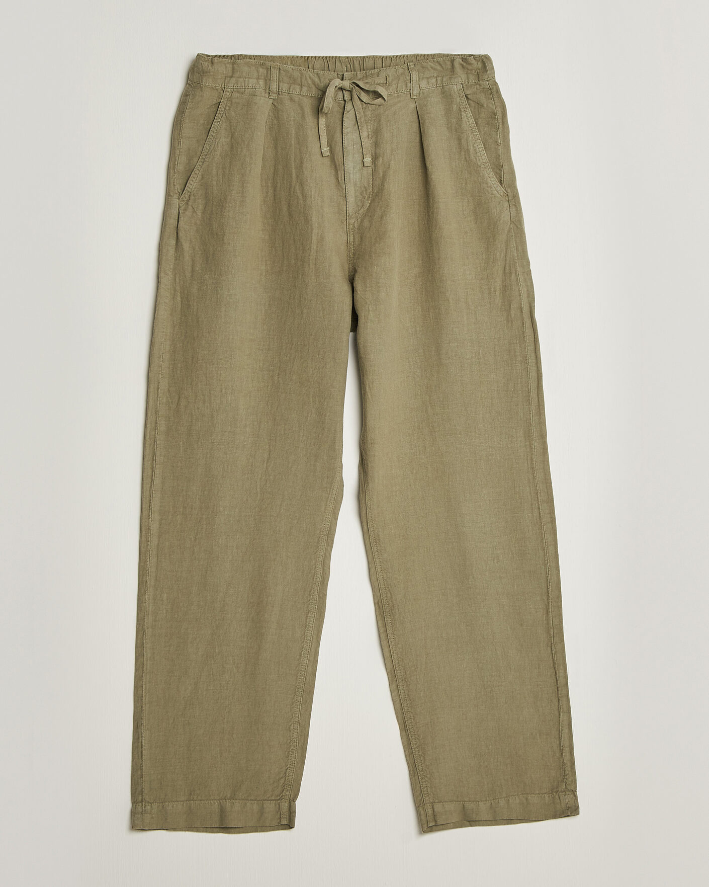 Herr | Byxor | Polo Ralph Lauren | Easy Fit Pleated Trousers Sage Green