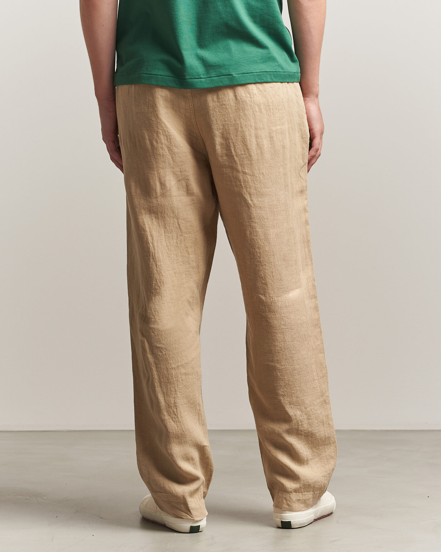 Herr | Byxor | Polo Ralph Lauren | Easy Fit Pleated Trousers Coastal Beige