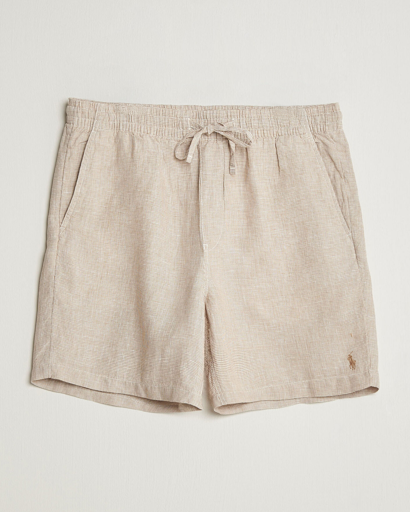 Herr | Shorts | Polo Ralph Lauren | Woven Linen Shorts Coastal Beige White