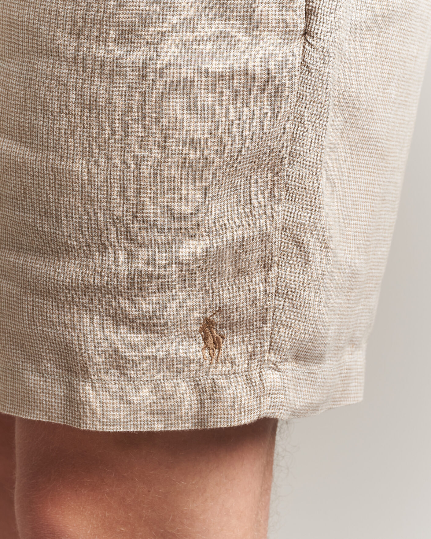 Herr | Shorts | Polo Ralph Lauren | Woven Linen Shorts Coastal Beige White
