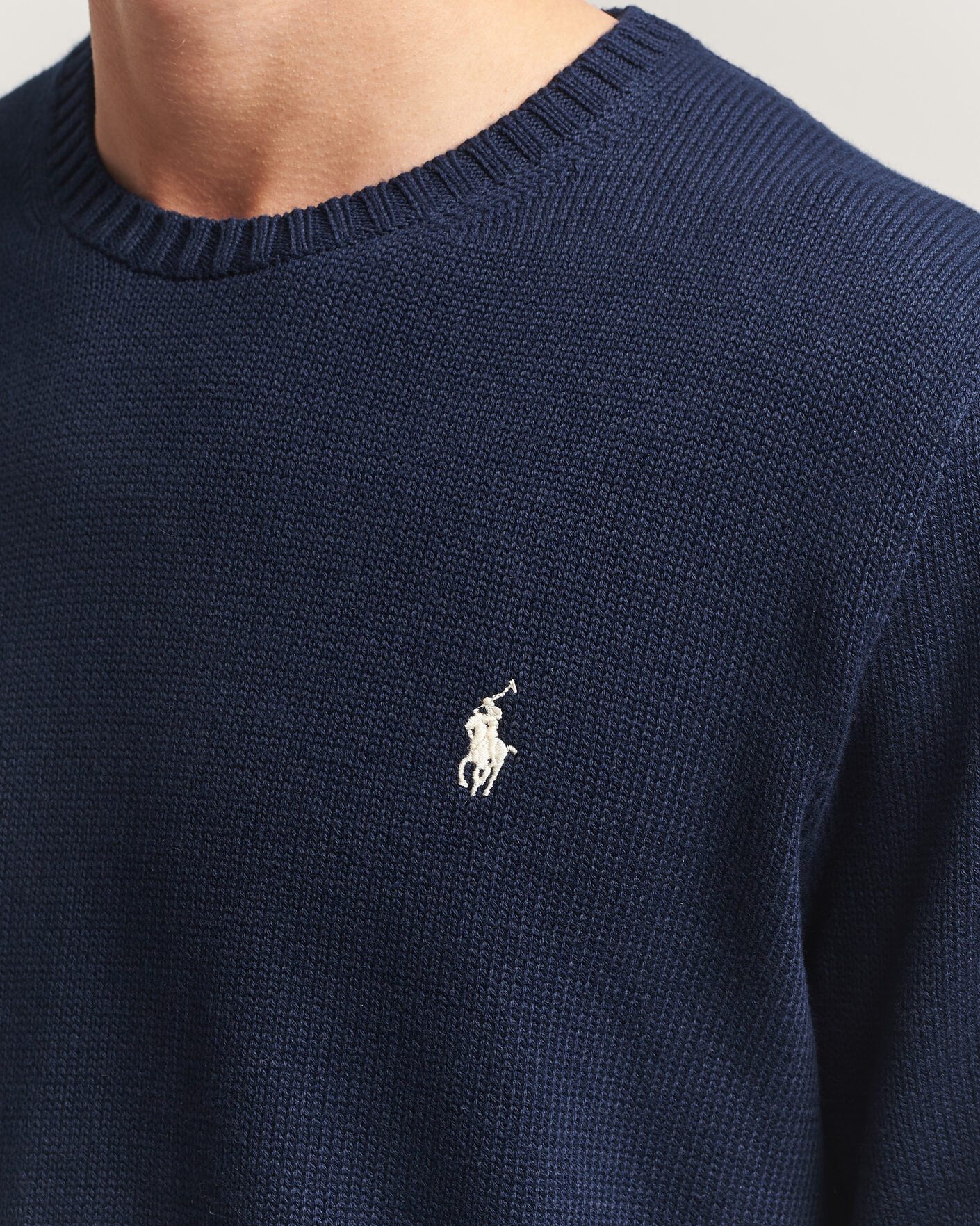 Herr | Tröjor | Polo Ralph Lauren | Cotton Crew Neck Pullover Hunter Navy