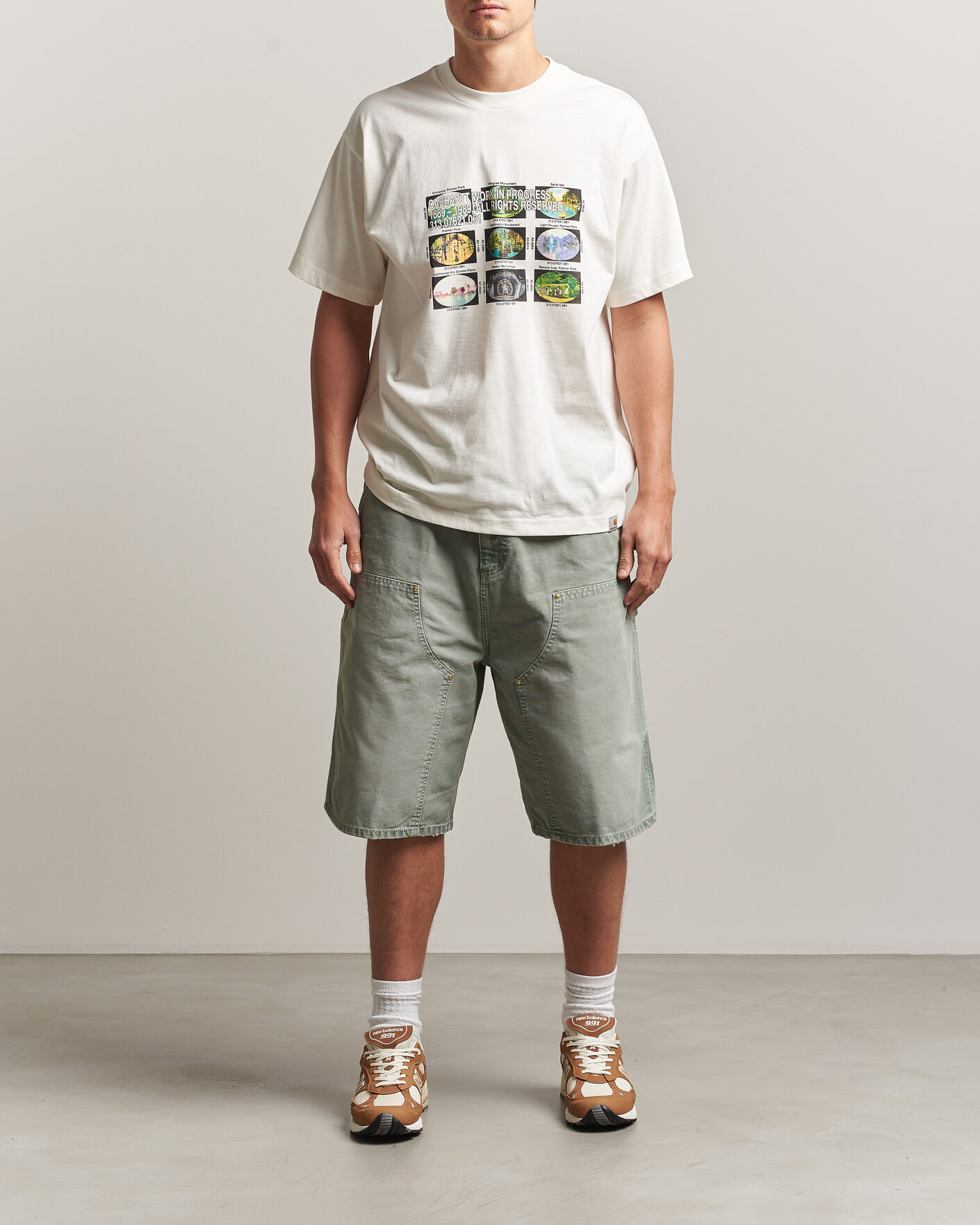 Herr | T-Shirts | Carhartt WIP | Coordinates Printed T-Shirt Wax