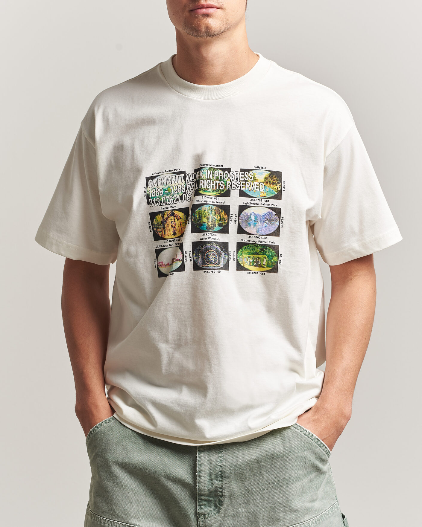 Herr | T-Shirts | Carhartt WIP | Coordinates Printed T-Shirt Wax