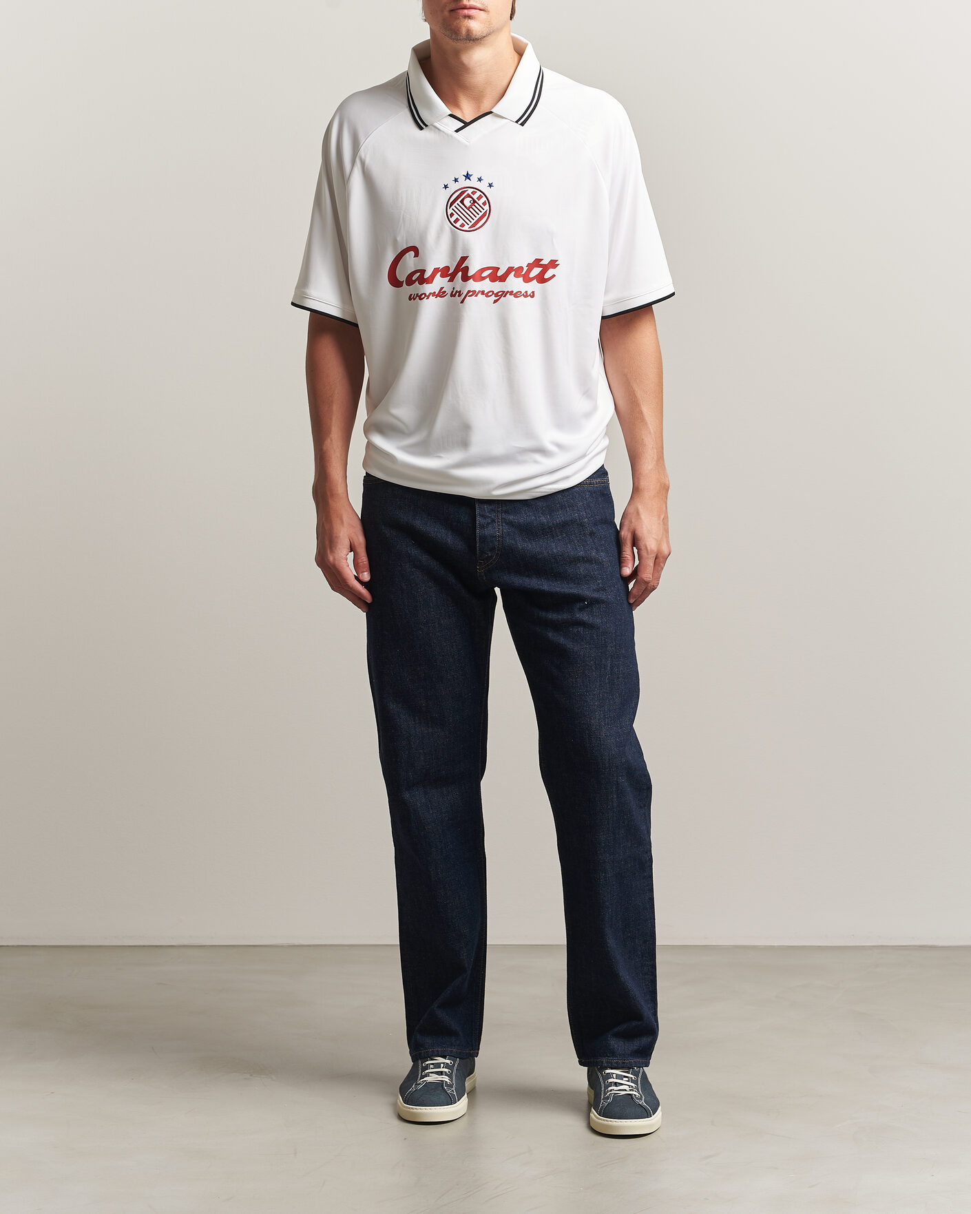 Herr | T-Shirts | Carhartt WIP | Terrace Football T-Shirt White