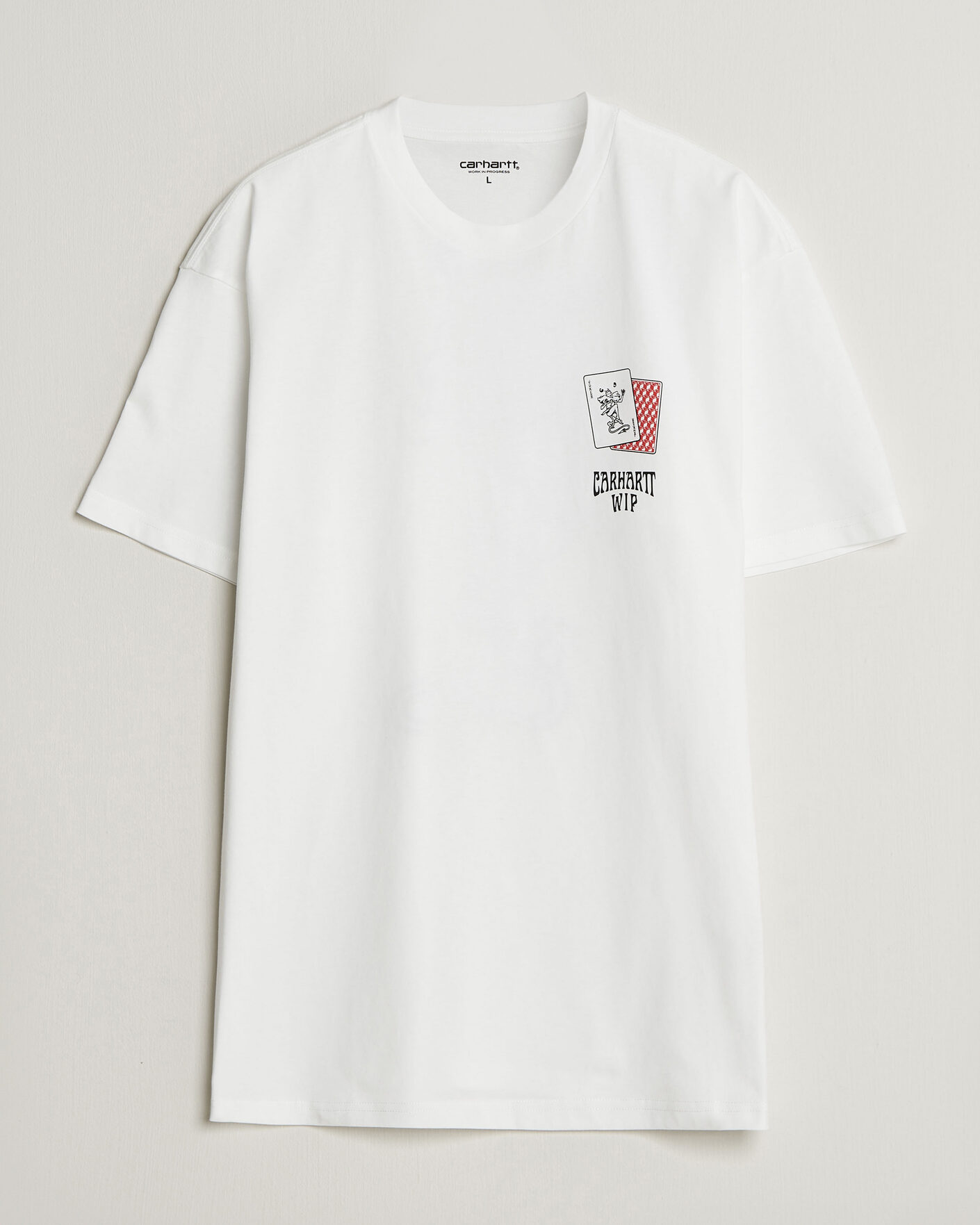 Herr | T-Shirts | Carhartt WIP | Playing Cards T-Shirt White