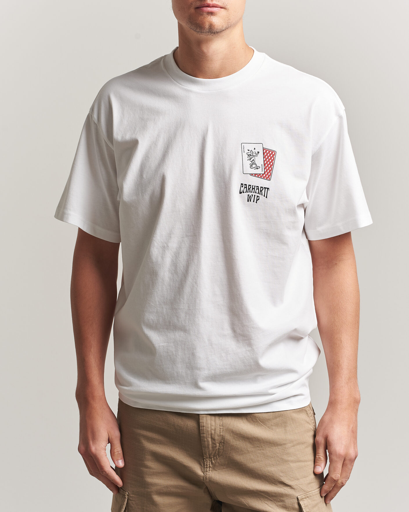 Herr | T-Shirts | Carhartt WIP | Playing Cards T-Shirt White