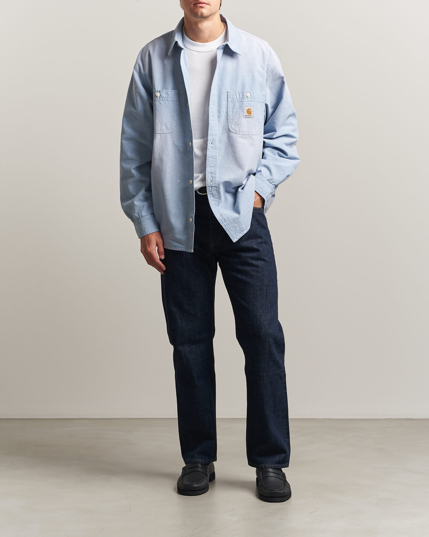 Herr | Skjortor | Carhartt WIP | Painter Shirt Winston Chambray Blue
