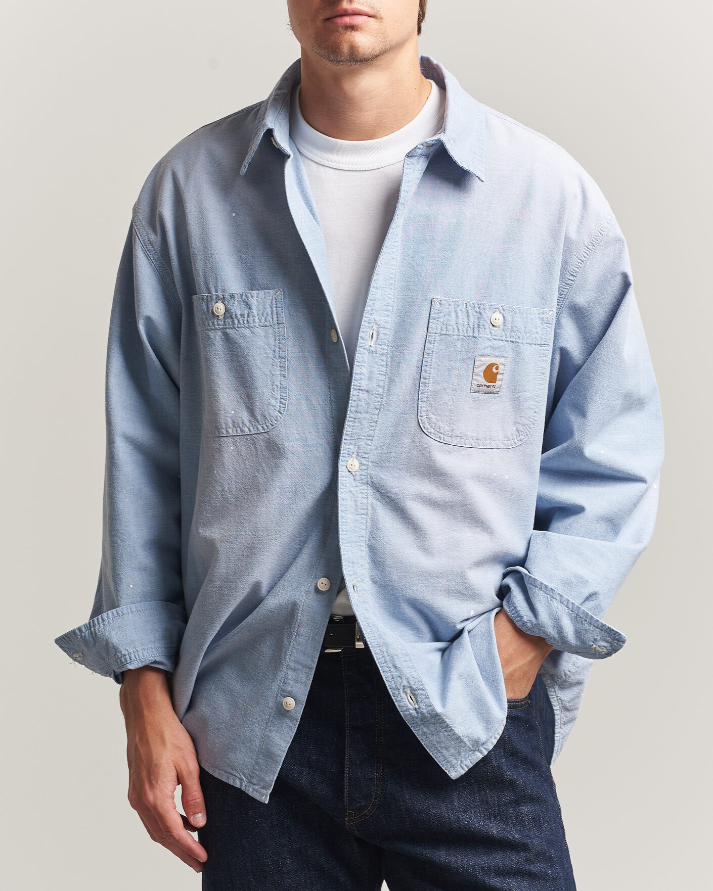 Herr | Skjortor | Carhartt WIP | Painter Shirt Winston Chambray Blue
