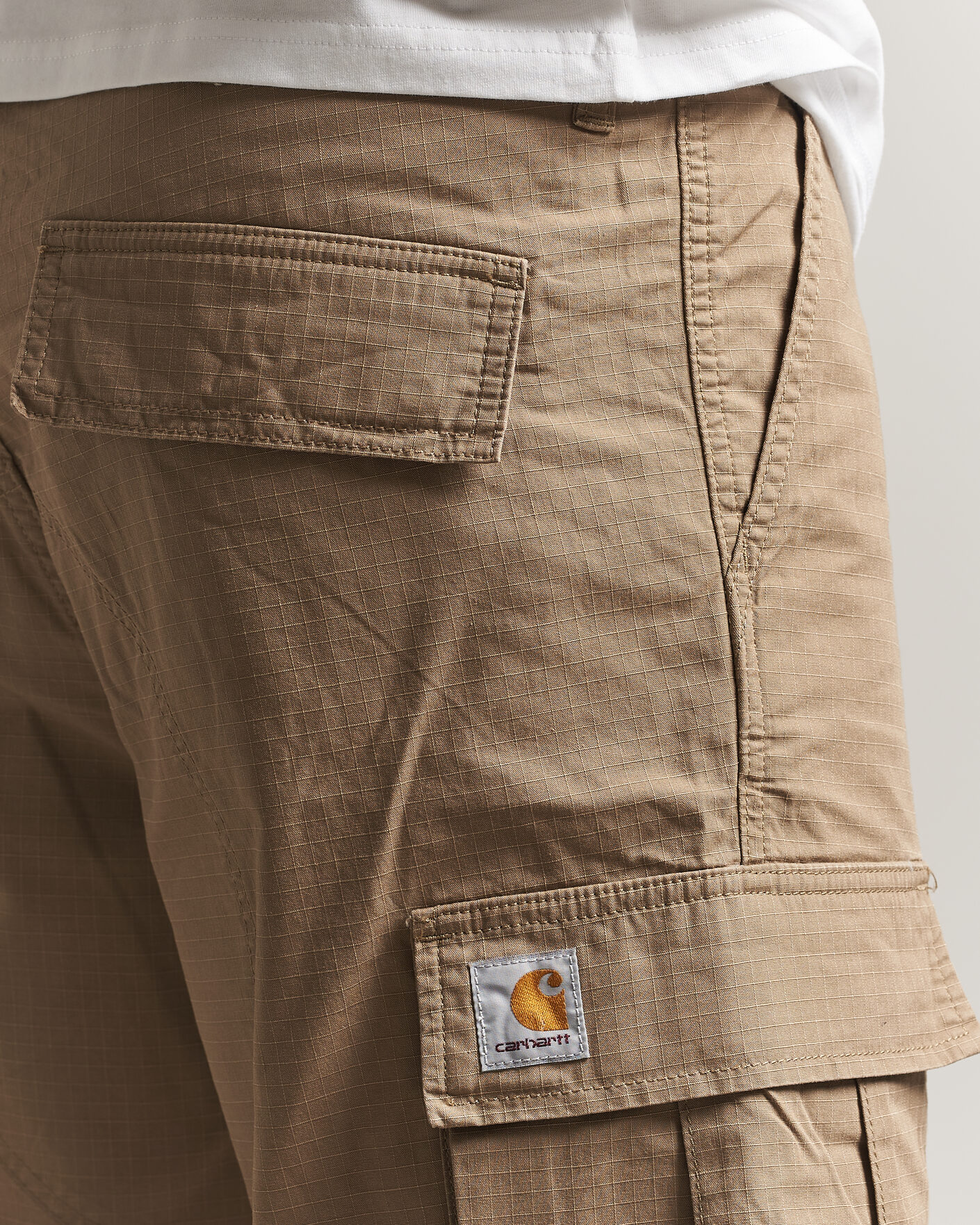Herr | Shorts | Carhartt WIP | Regular Cargo Ripstop Shorts Leather