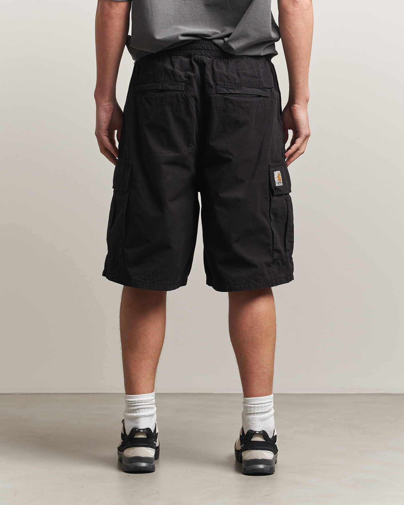 Herr | Shorts | Carhartt WIP | Mandler Cargo Cotton Poplin Shorts Black
