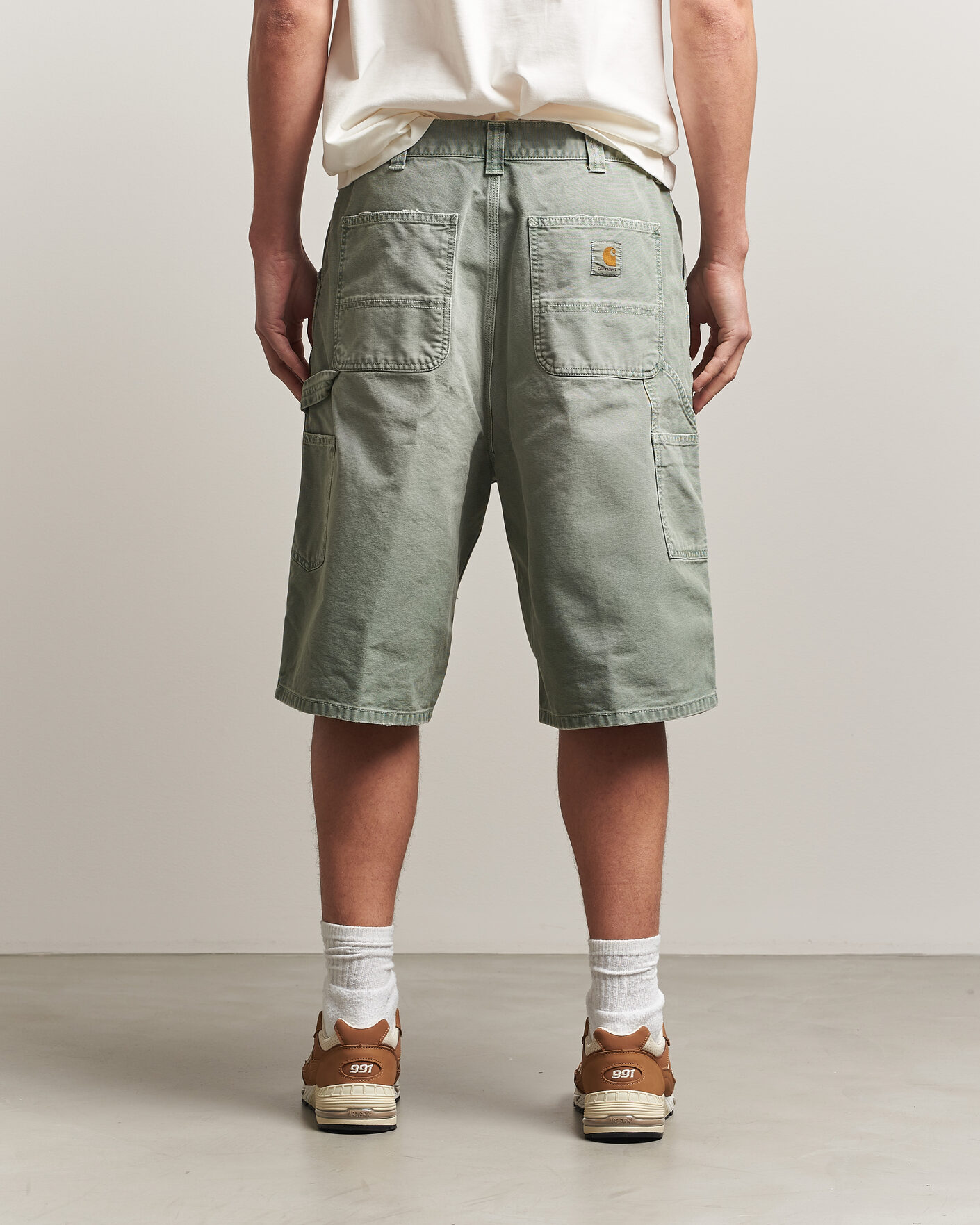Herr | Shorts | Carhartt WIP | OG Dearborn Canvas Double Knee Shorts Shady Green